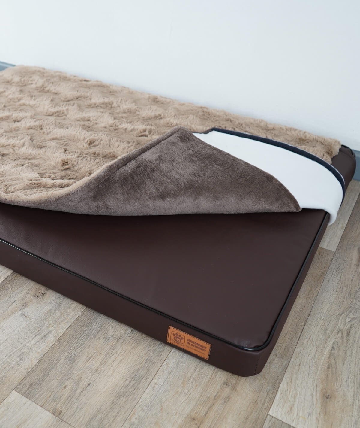 Hundebett Sina Kunstleder orthopädisch