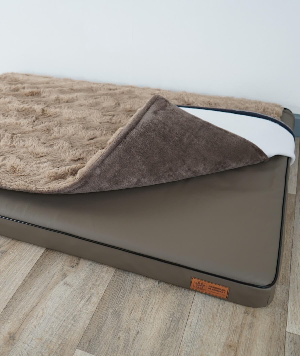 Hundebett Sina Kunstleder orthopädisch