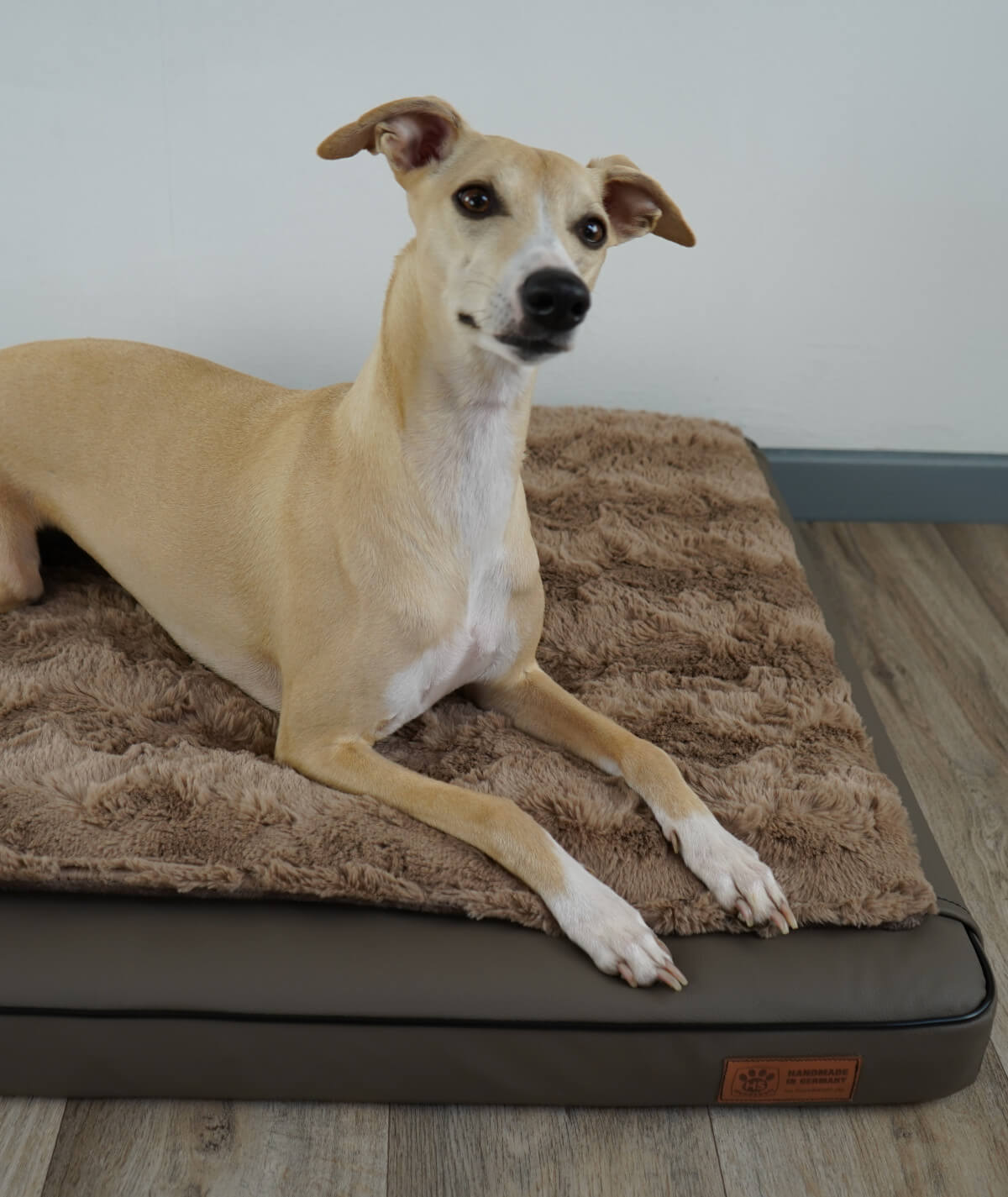 Hundebett Sina Kunstleder orthopädisch