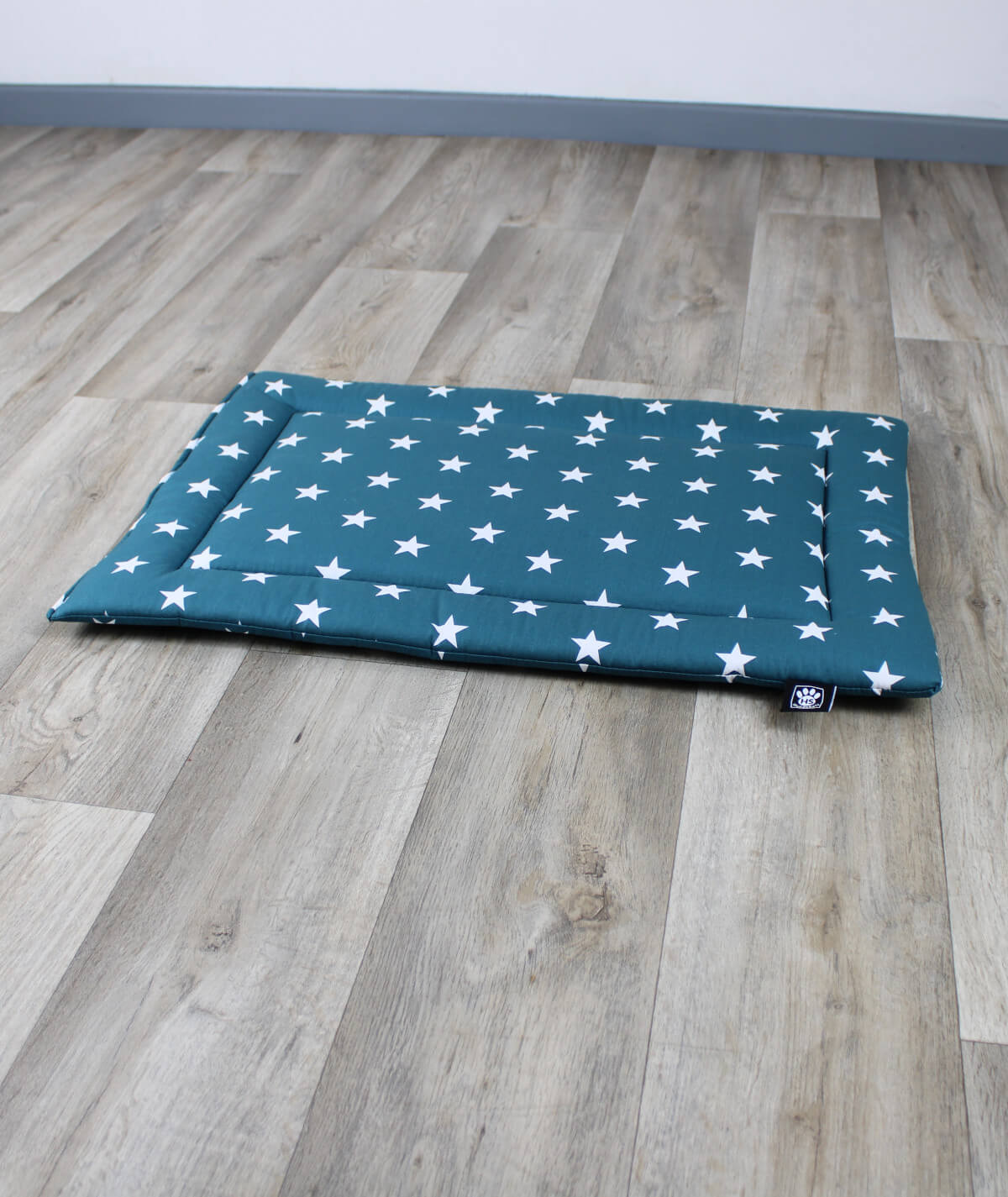 Cotton summer duvet with padding and anti-slip