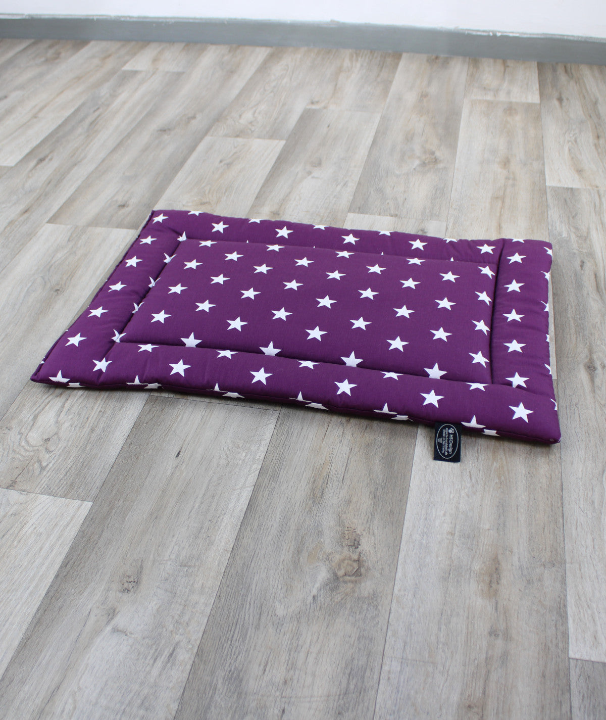 Cotton summer duvet with padding and anti-slip