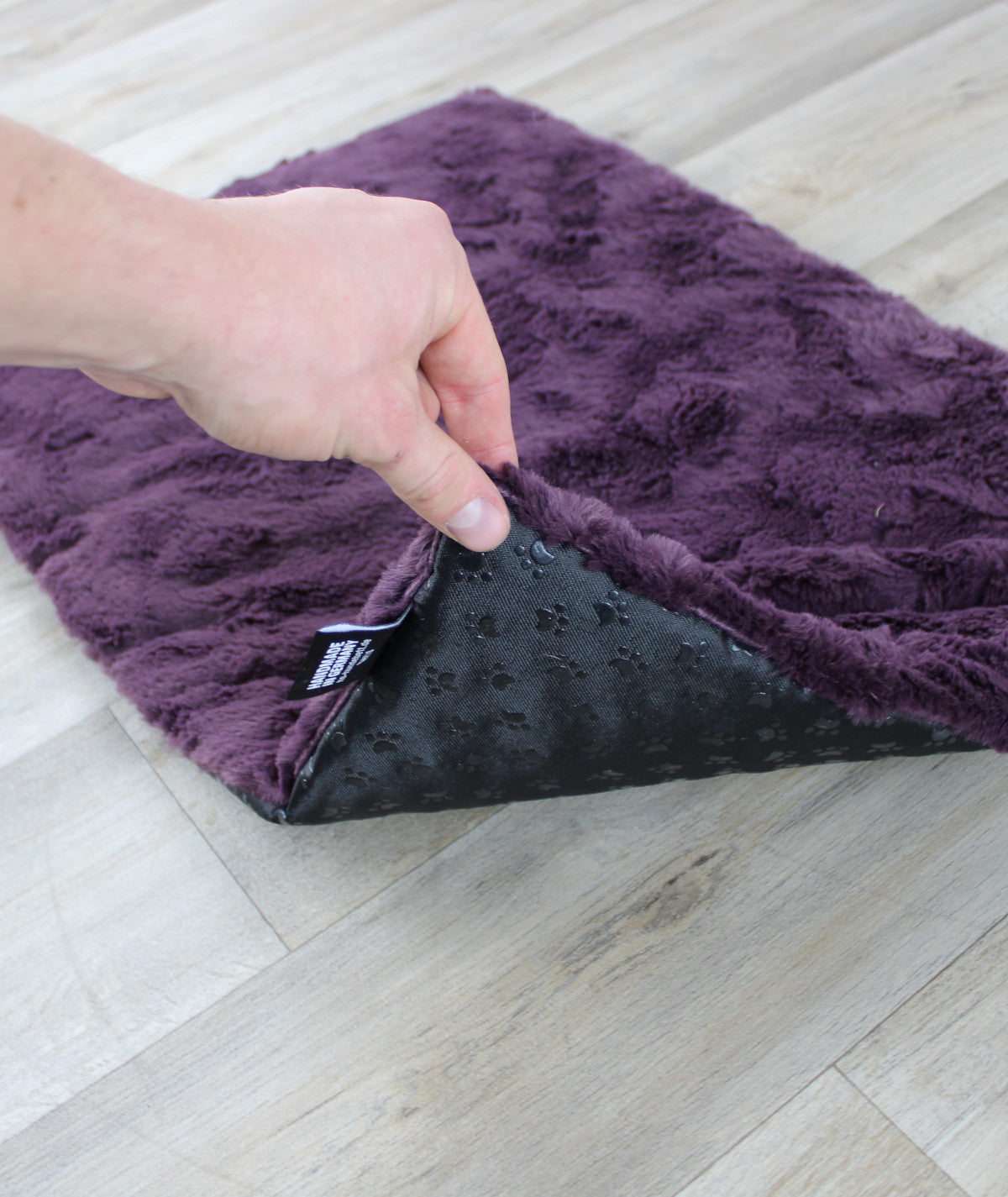 Exclusieve antislip hondendeken met vulling in effen kleuren