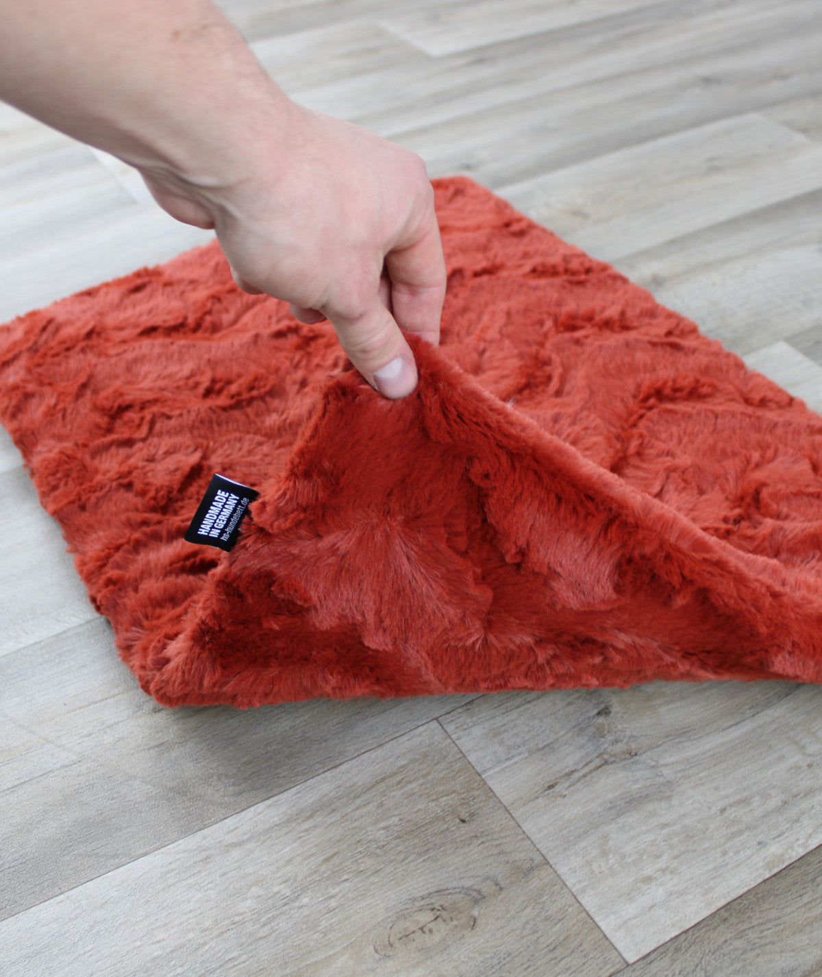 Exclusive dog blanket with plain color filling