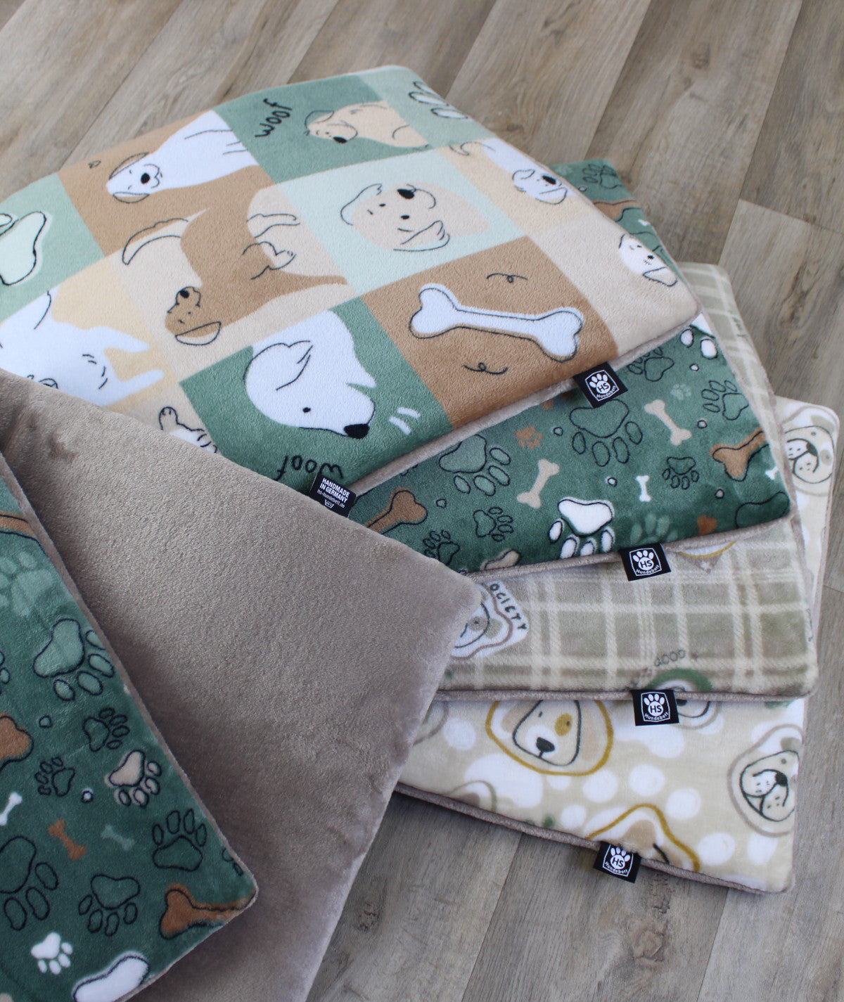 Hundemotiv Hundedecke mit Füllung