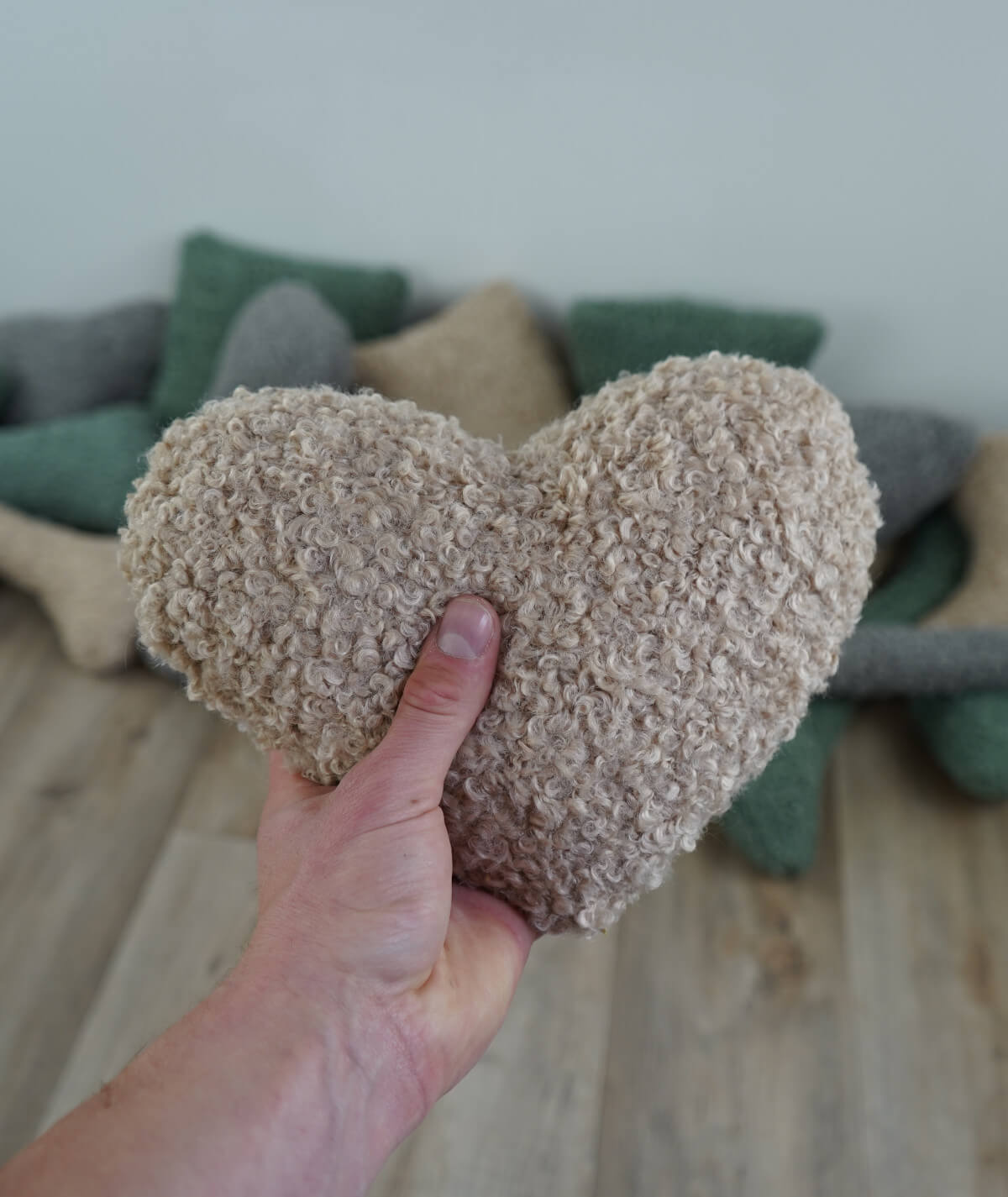 Jouet cœur en peluche exclusif