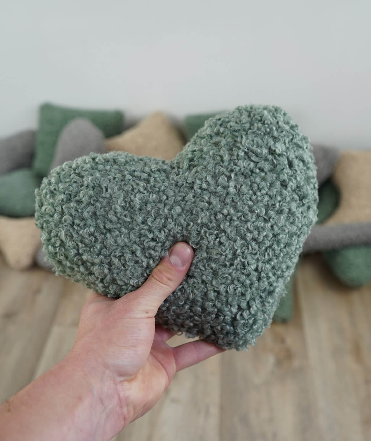 Jouet cœur en peluche exclusif