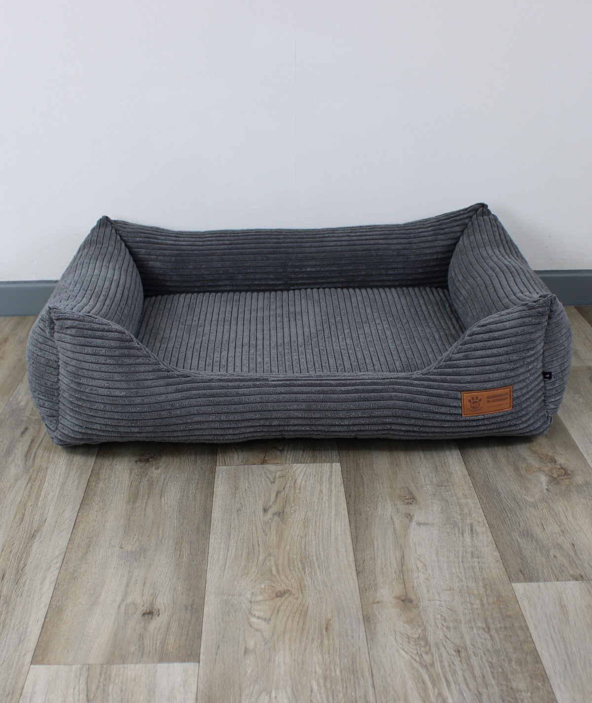 Dog bed cuddle bed deluxe cord with entry orthopedic