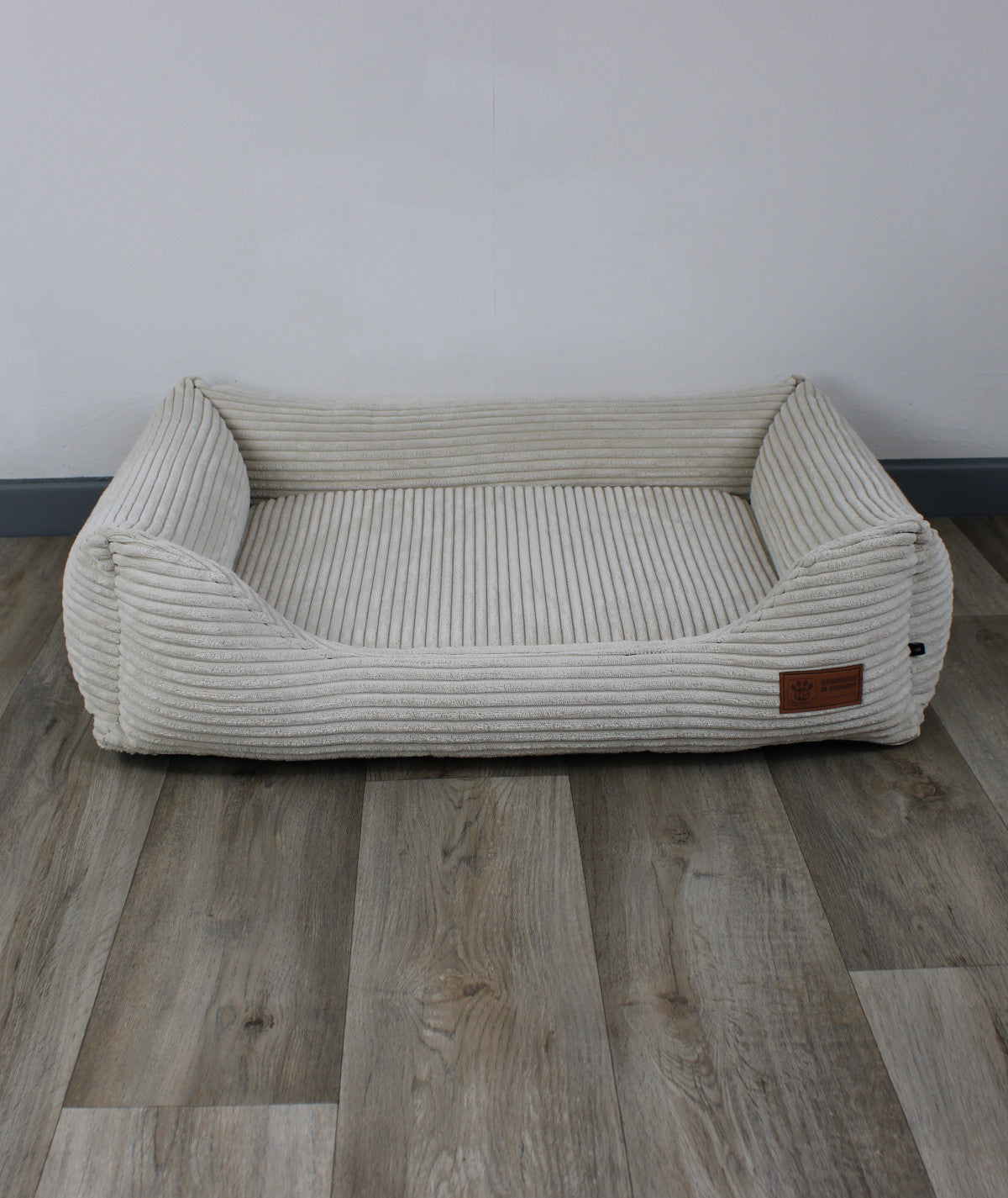 Dog bed cuddle bed deluxe cord with entry orthopedic