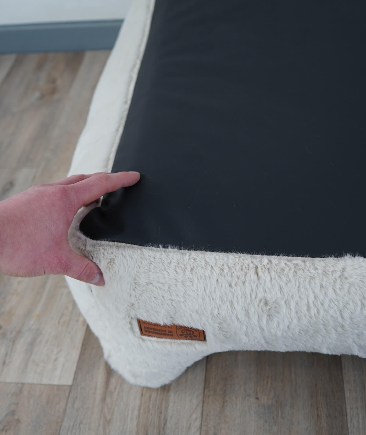Hundebett Kuschelbett Deluxe High Exklusiv mit Einstieg orthopädisch