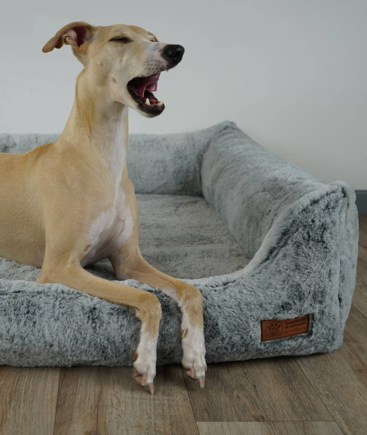 Hundebett Kuschelbett Deluxe High Exklusiv mit Einstieg orthopädisch