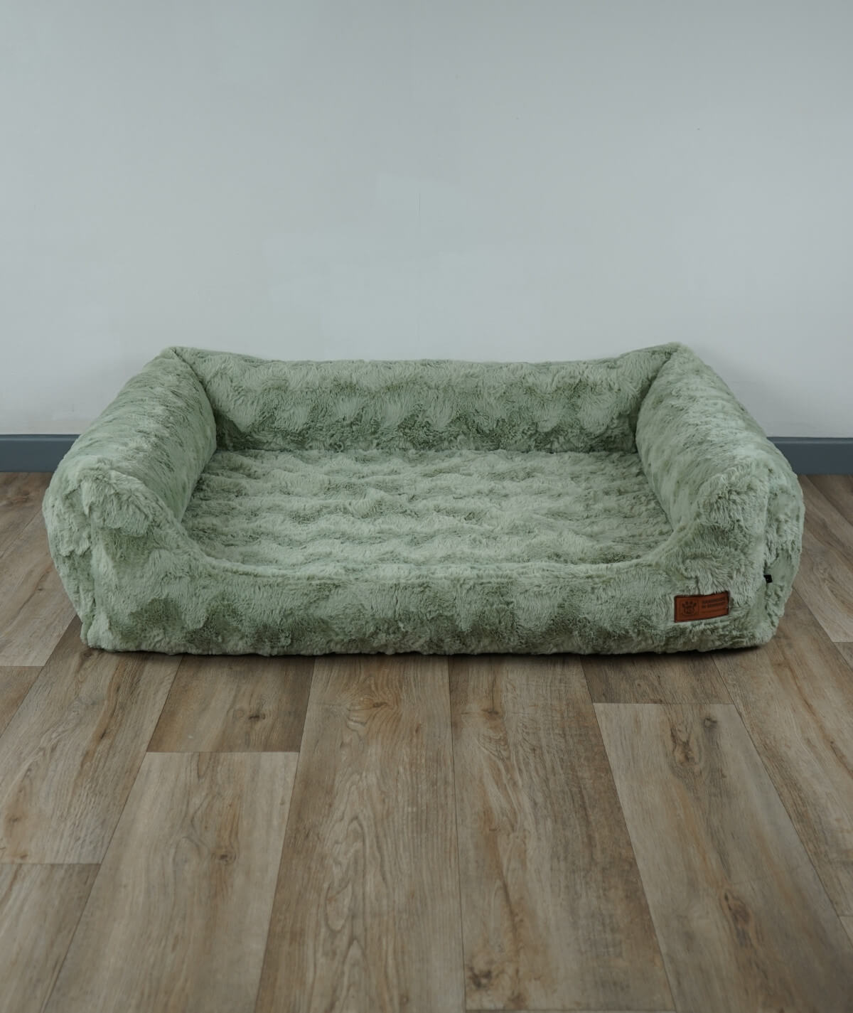 Dog bed cuddle bed deluxe with entry orthopedic