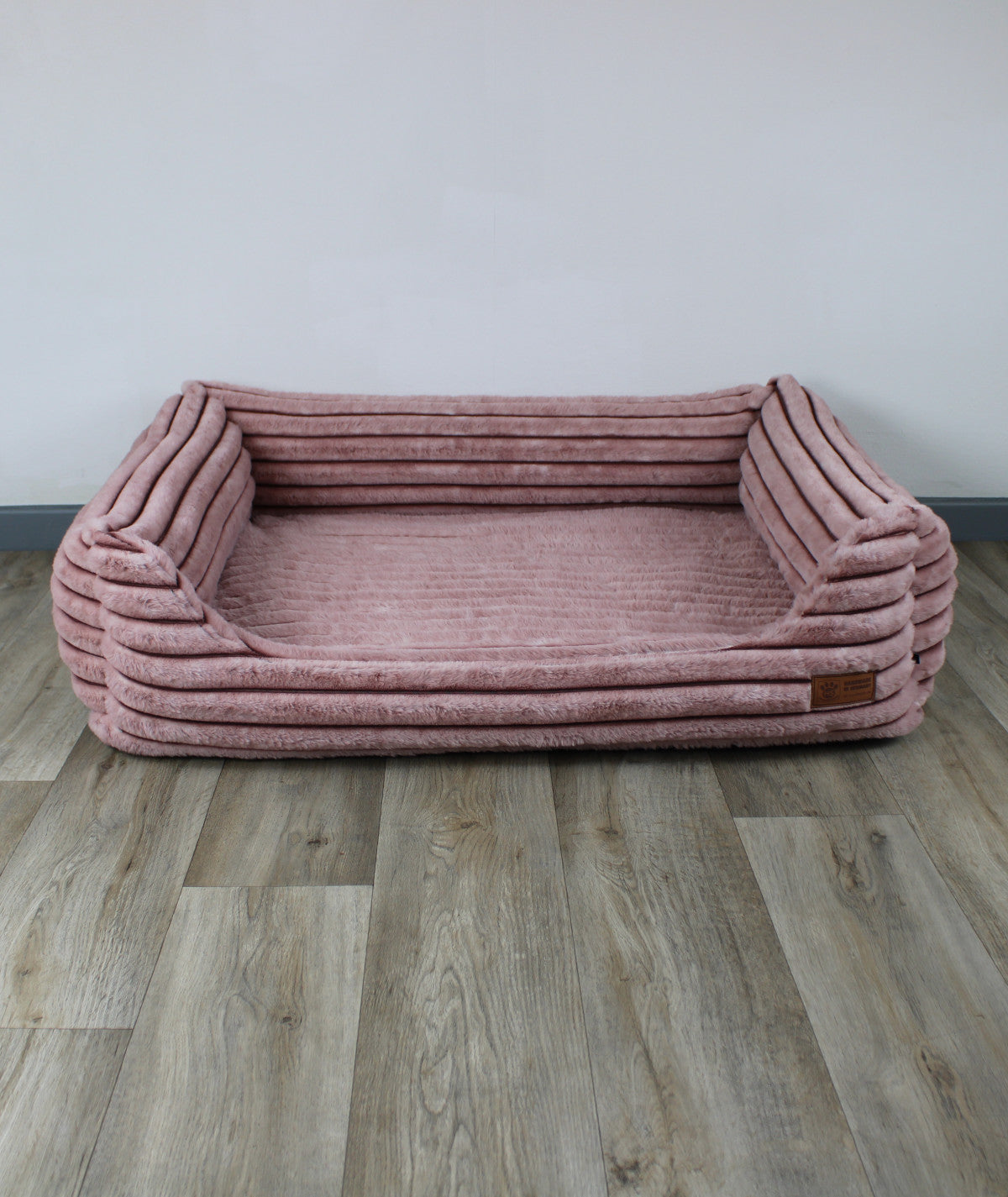 Hundebett Kuschelbett Deluxe Stripes mit Einstieg orthopädisch