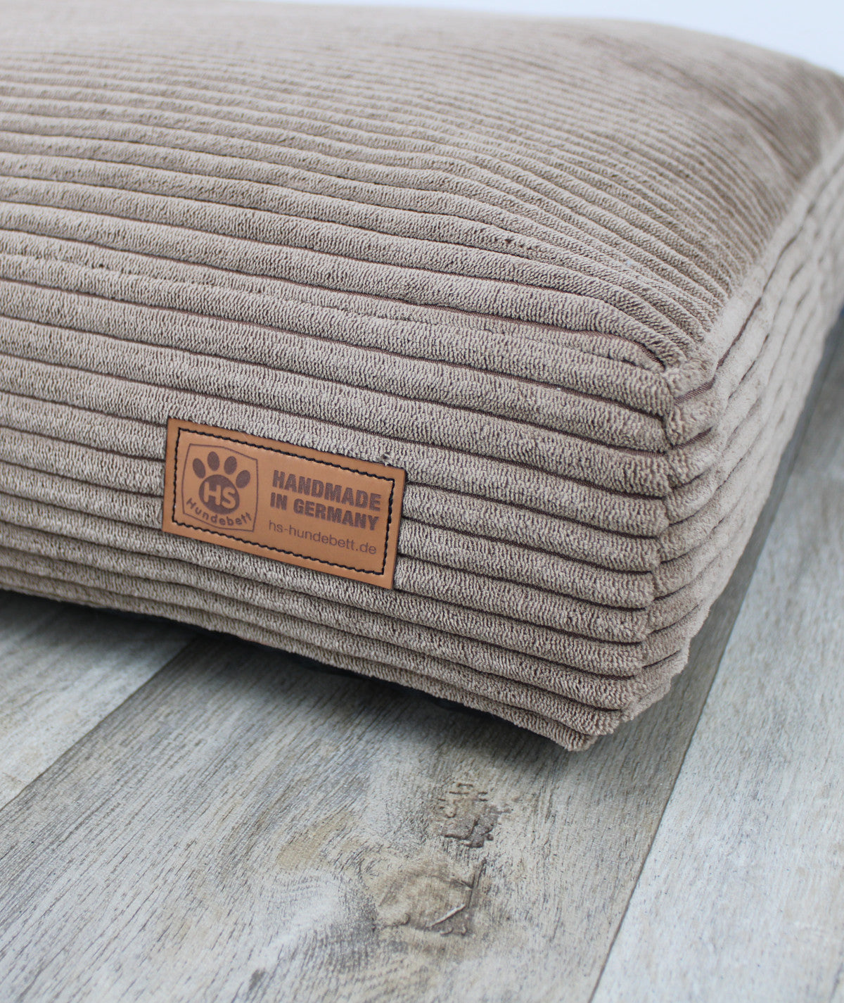 Deluxe lying cushion orthopedic dog bed corduroy and upholstery fabric