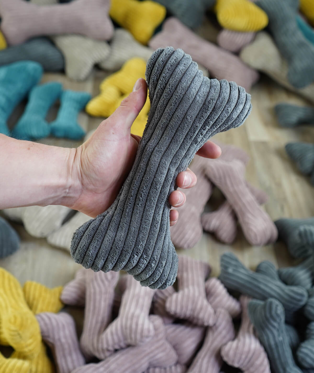 Spielzeugknochen aus Cord M 24cm