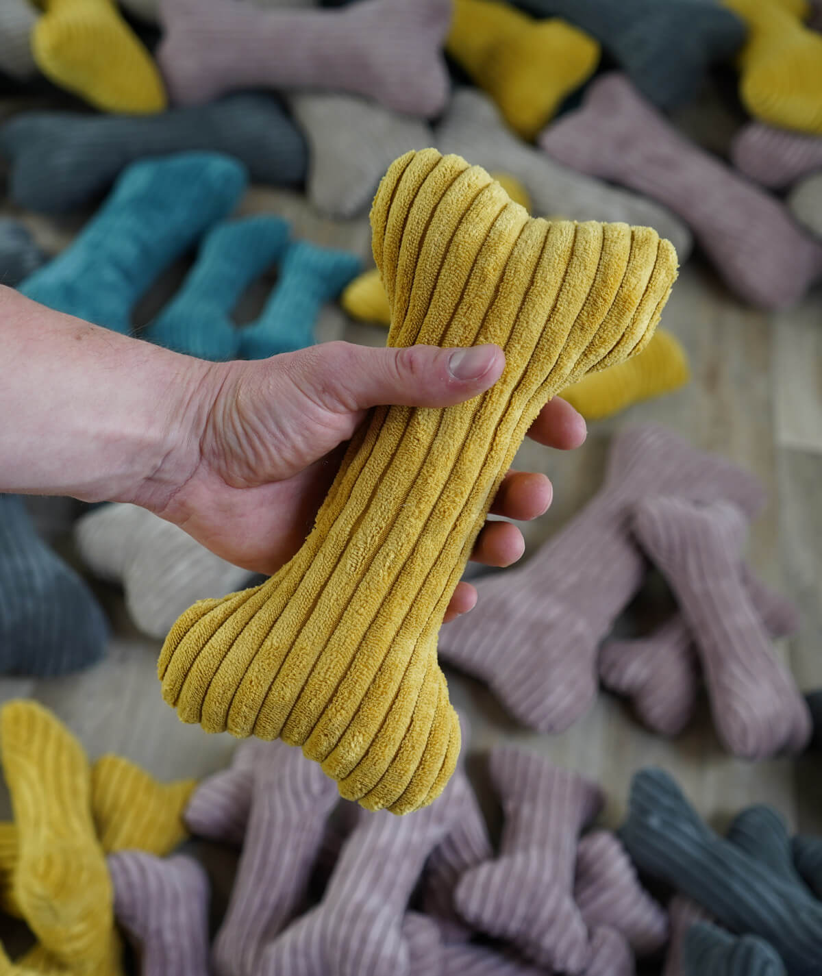 Spielzeugknochen aus Cord M 24cm