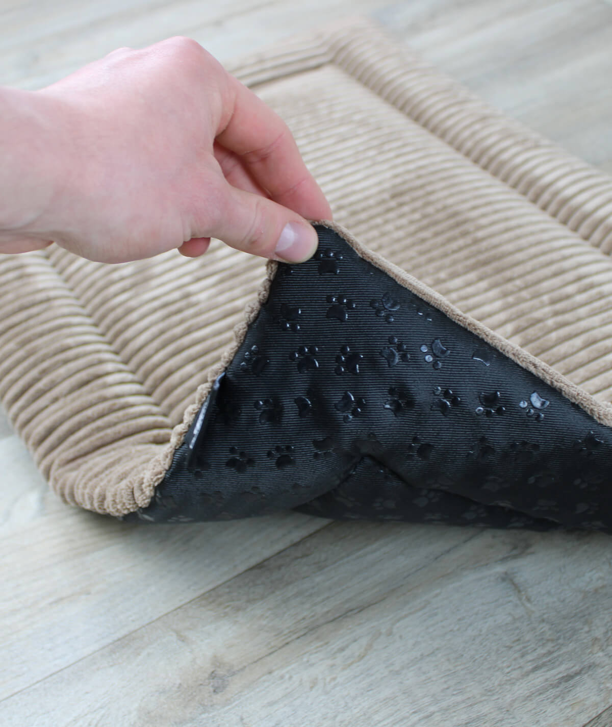 Hondendeken corduroy met antislip en vulling