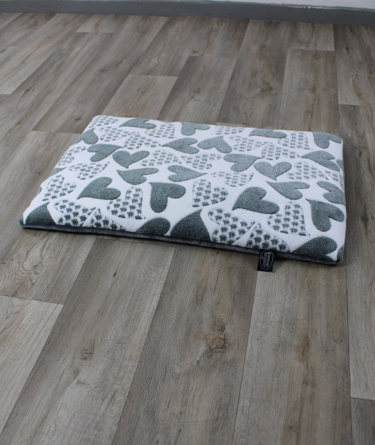 Antirutschdecke mit Herzchen mit Füllung