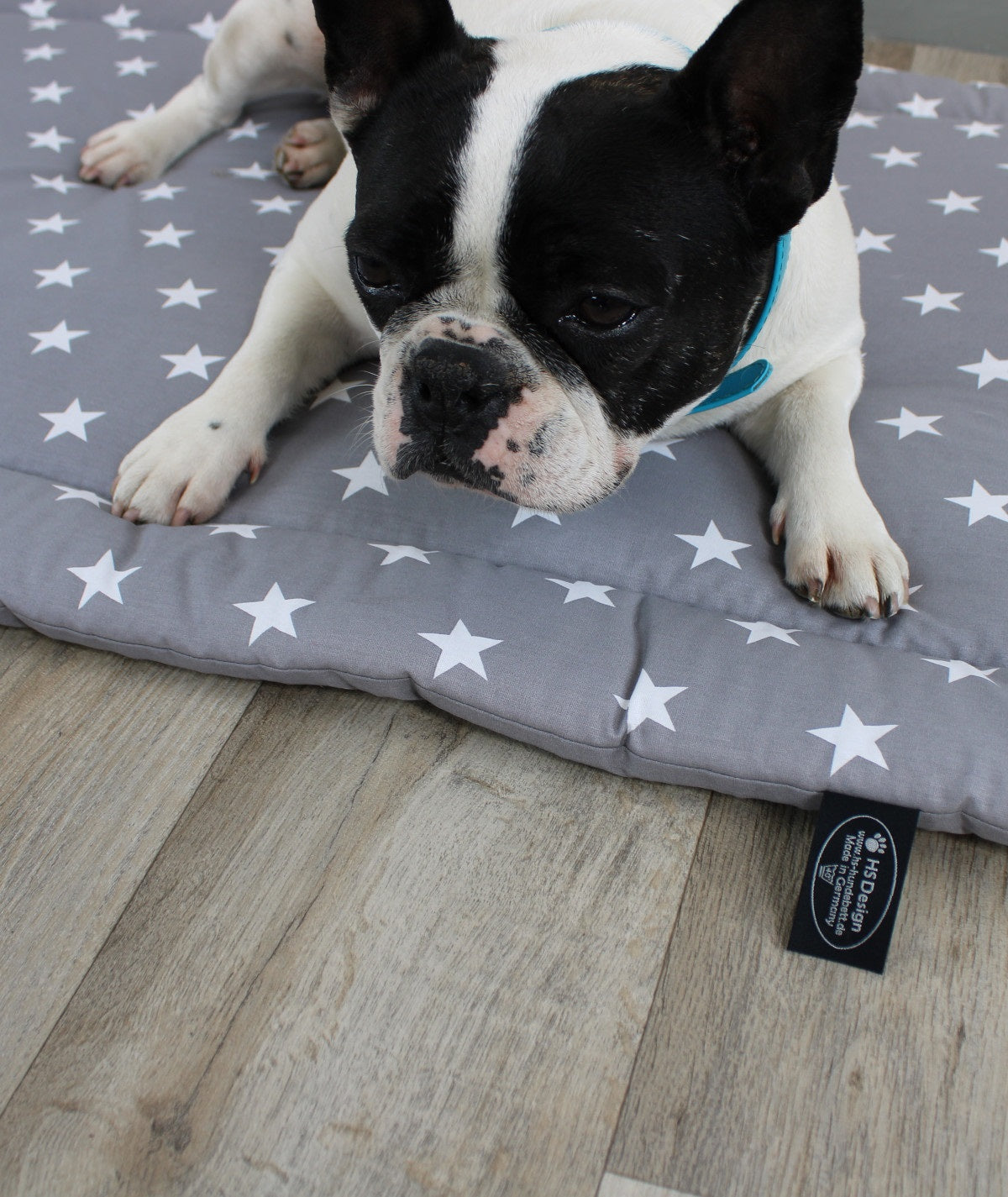 Cotton summer duvet with padding and anti-slip