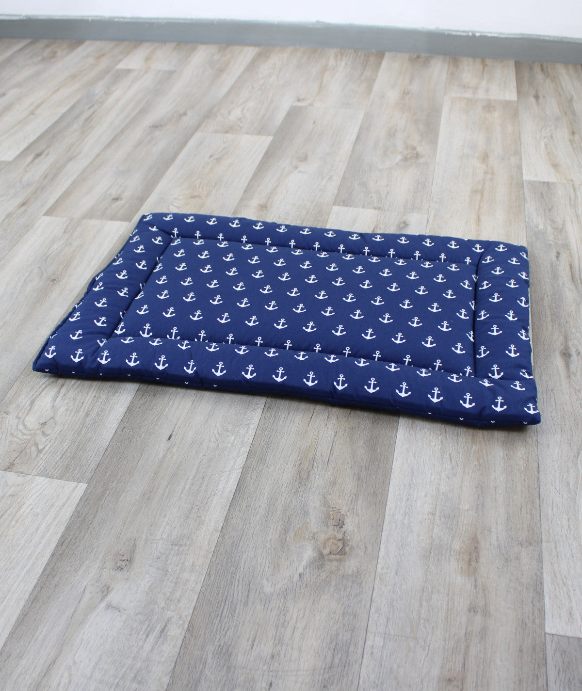 Cotton summer duvet with padding and anti-slip