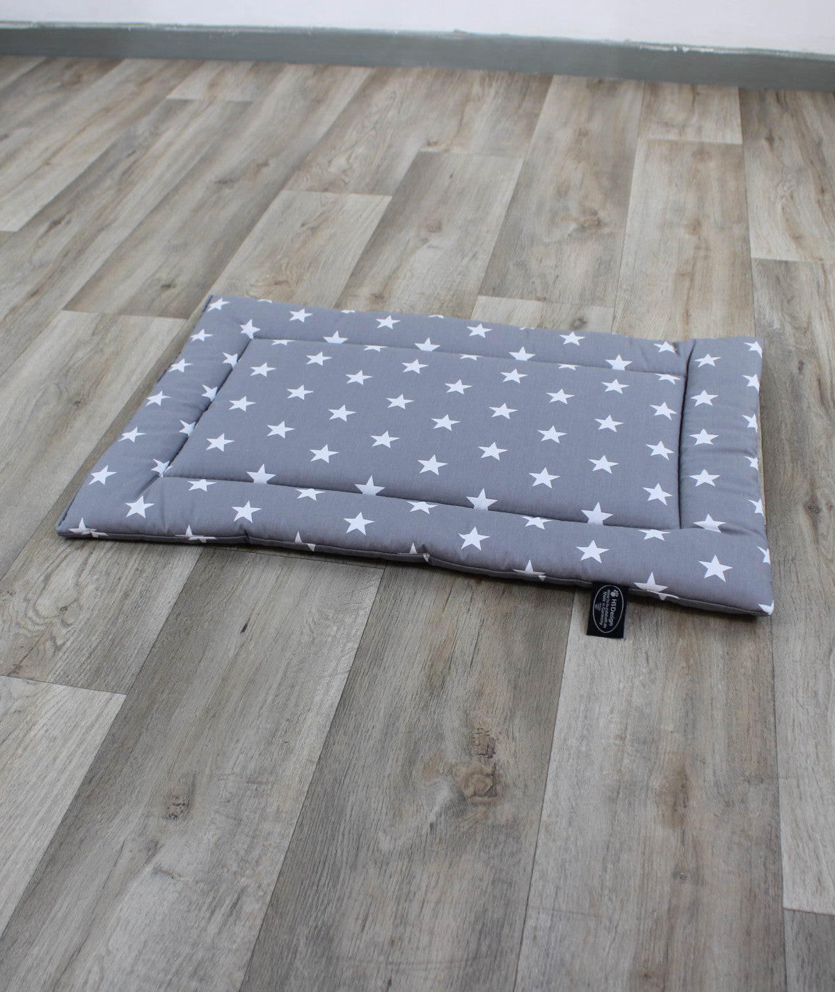 Cotton summer duvet with padding and anti-slip