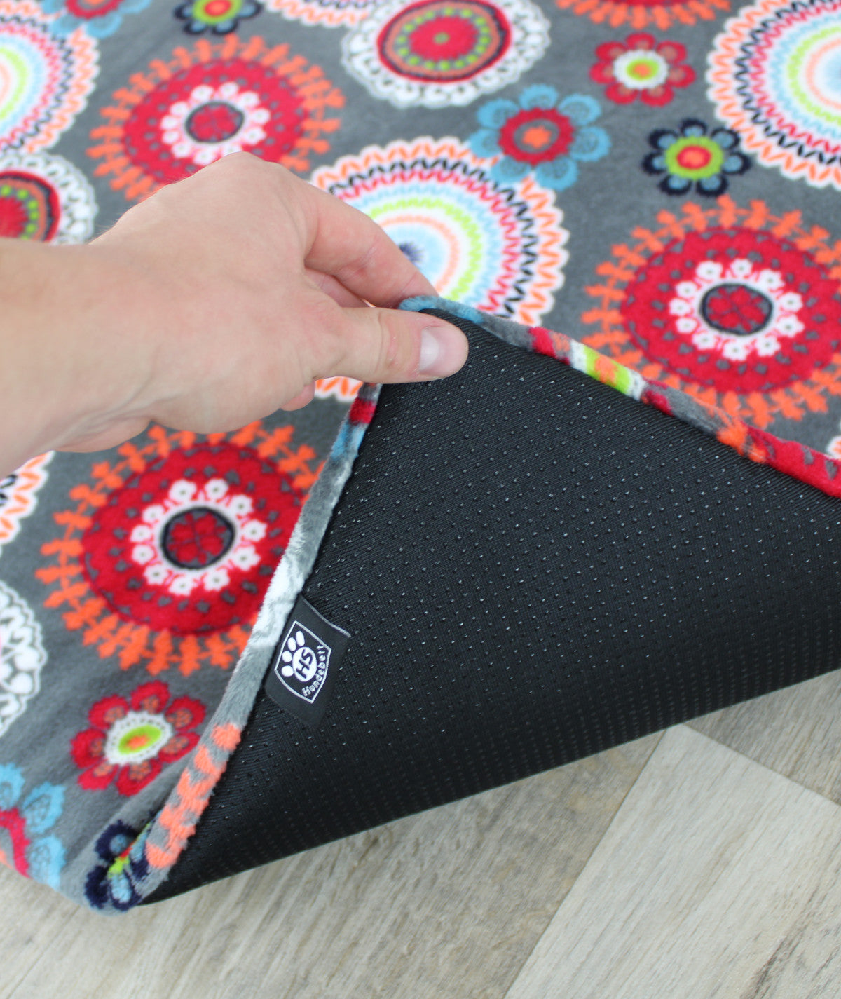 Mandala Antirutschdecke mit Füllung