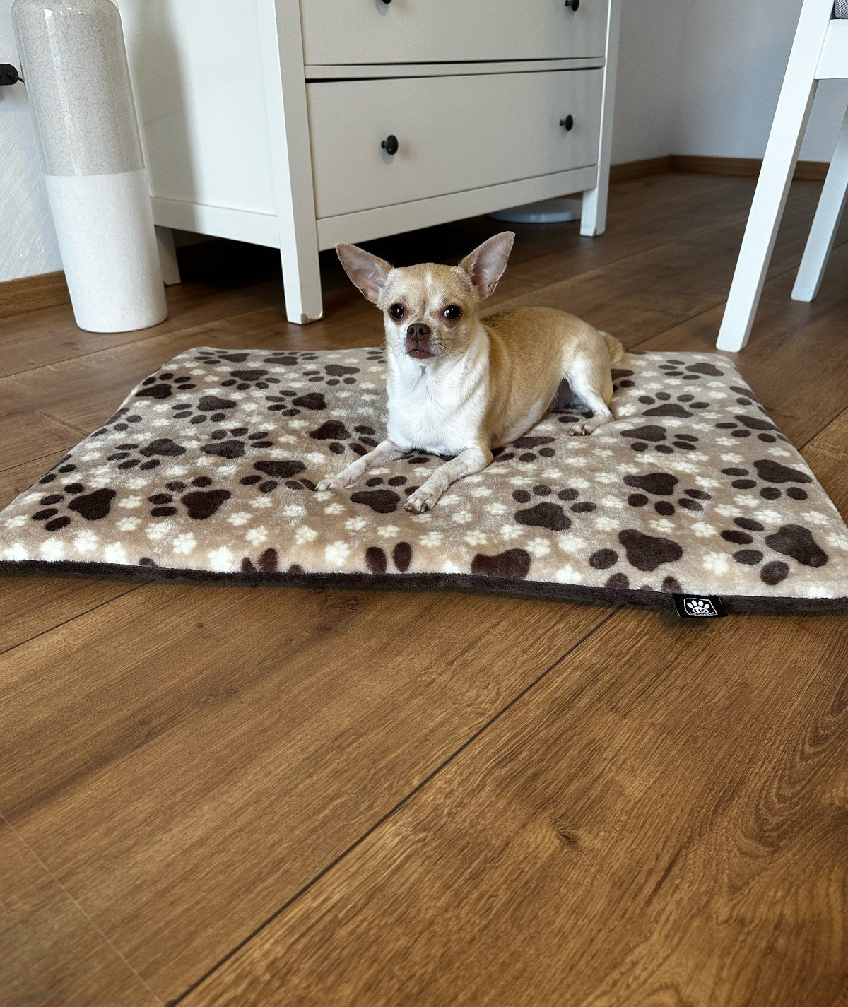Hundedecke aus Motiv-Fleece mit Füllung – weich, gemütlich & waschbar