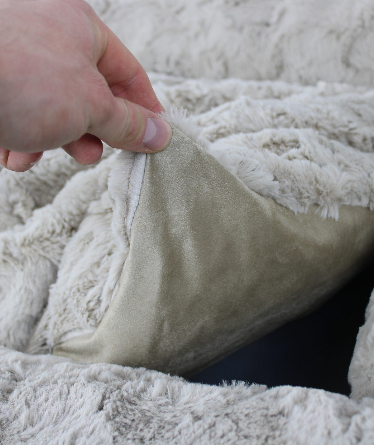 Dog bed cuddle bed deluxe orthopedic
