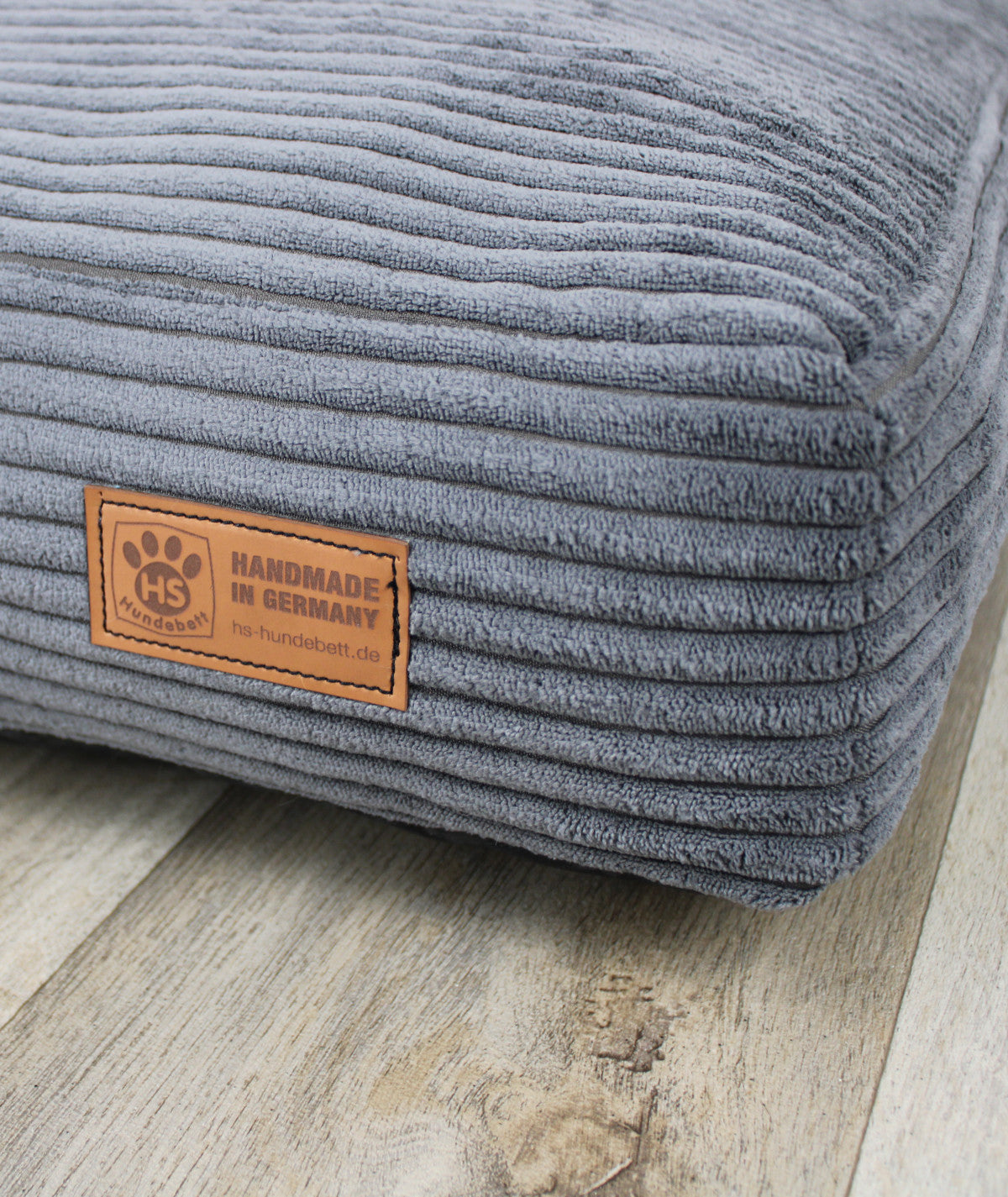 Deluxe lying cushion orthopedic dog bed corduroy and upholstery fabric