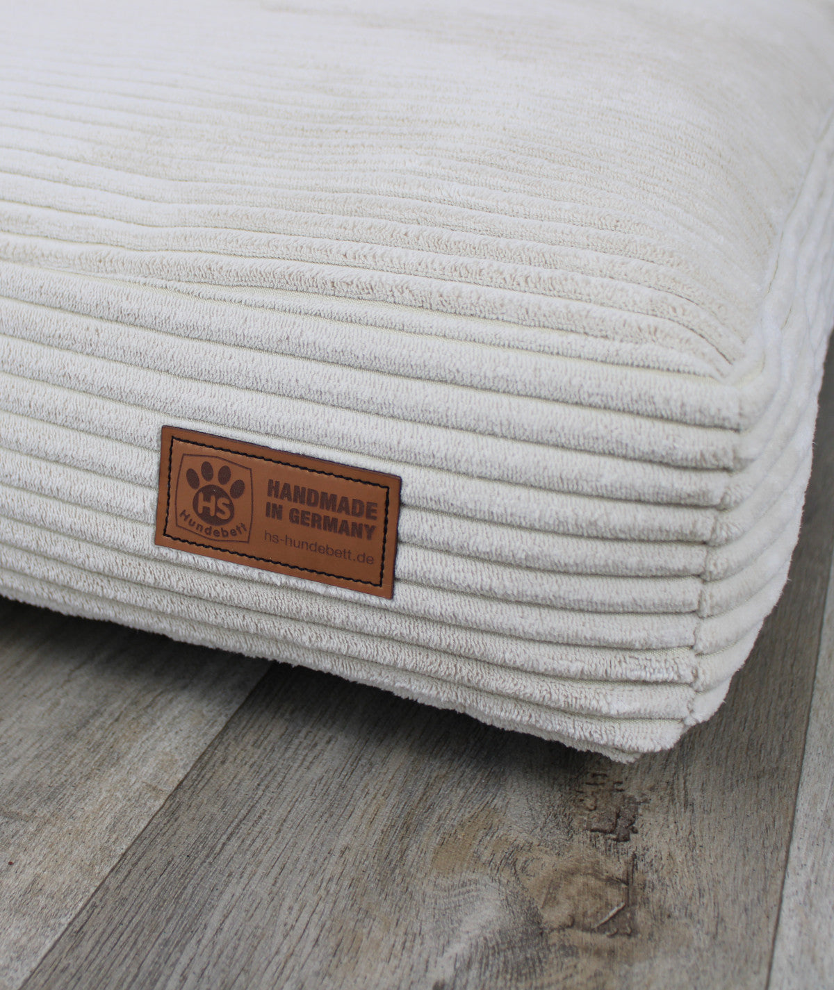 Deluxe lying cushion orthopedic dog bed corduroy and upholstery fabric