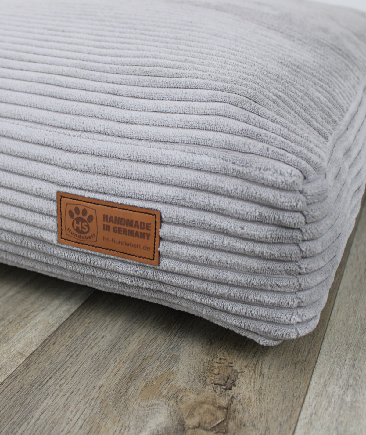 Deluxe lying cushion orthopedic dog bed corduroy and upholstery fabric