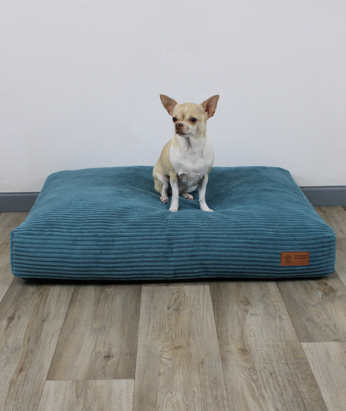 Deluxe lying cushion orthopedic dog bed corduroy and upholstery fabric