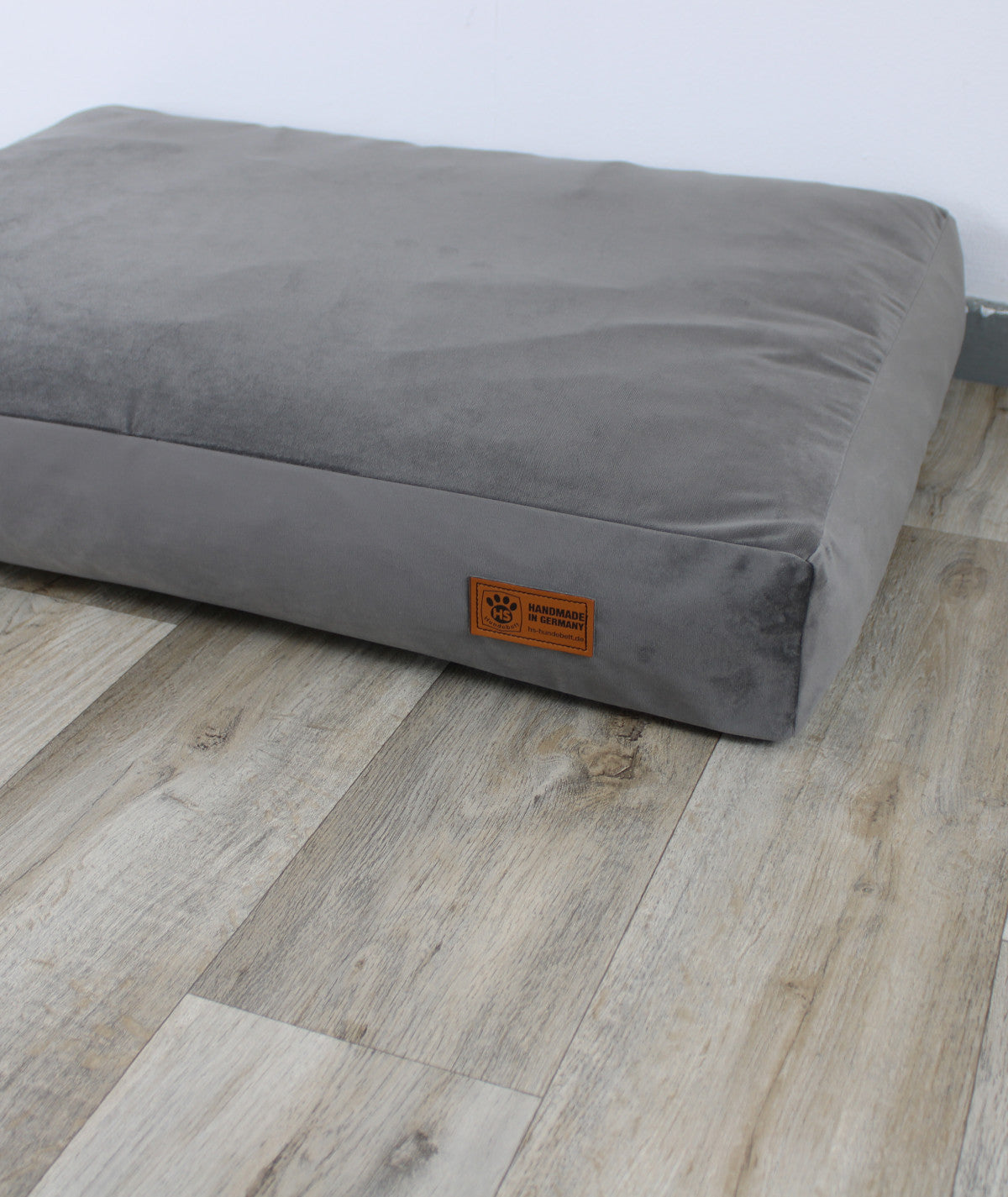 Deluxe lying cushion orthopedic dog bed corduroy and upholstery fabric