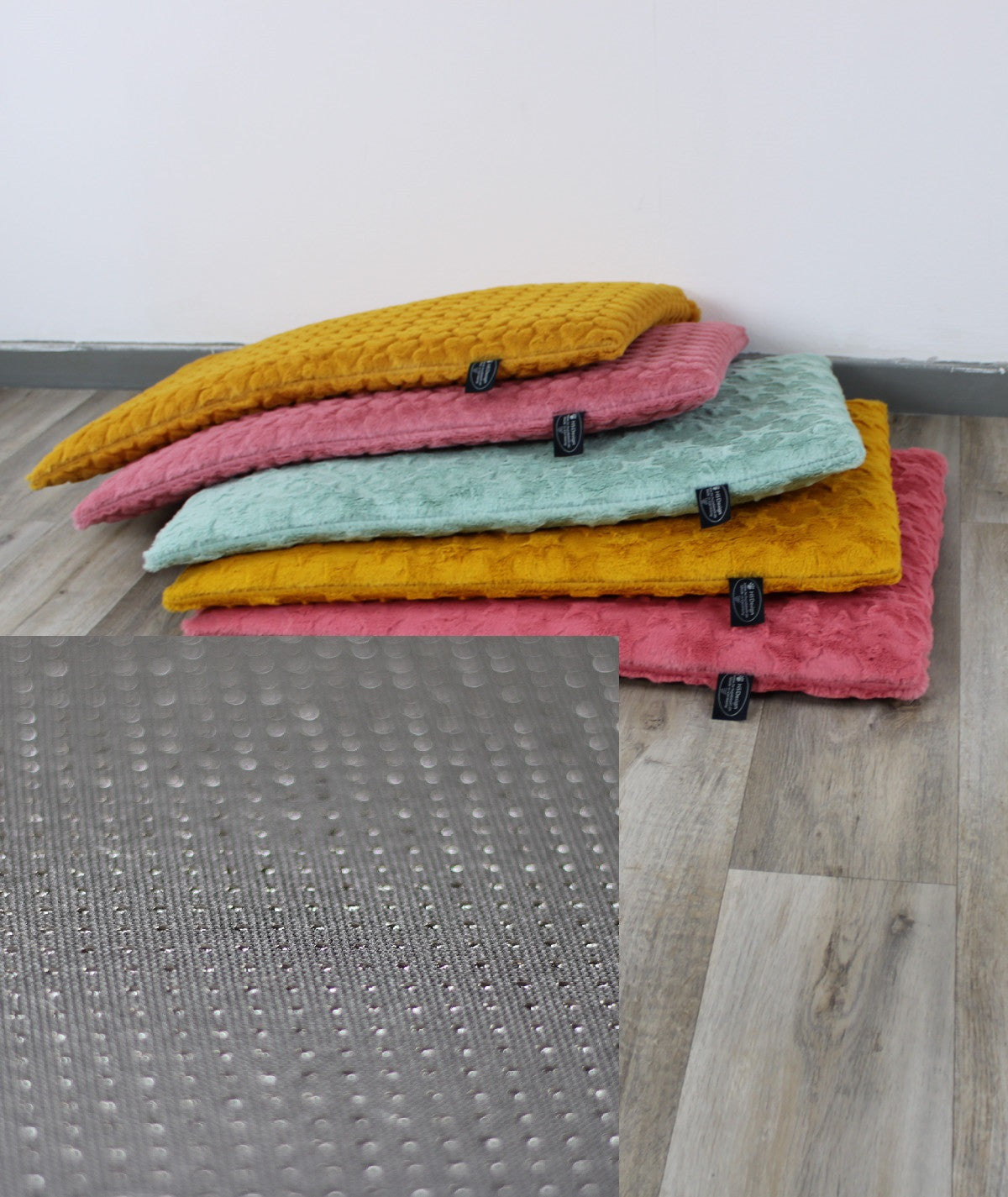 Exklusiv Antirutschdecke Herzen und Sterne mit Füllung