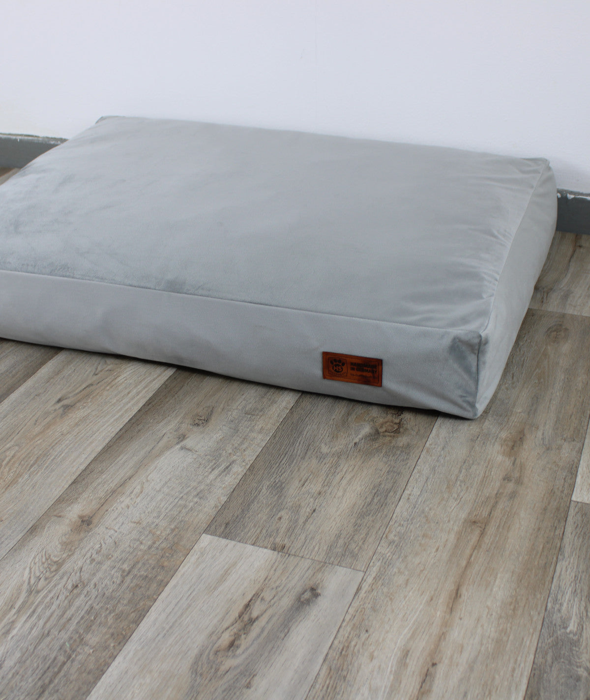 Deluxe lying cushion orthopedic dog bed corduroy and upholstery fabric
