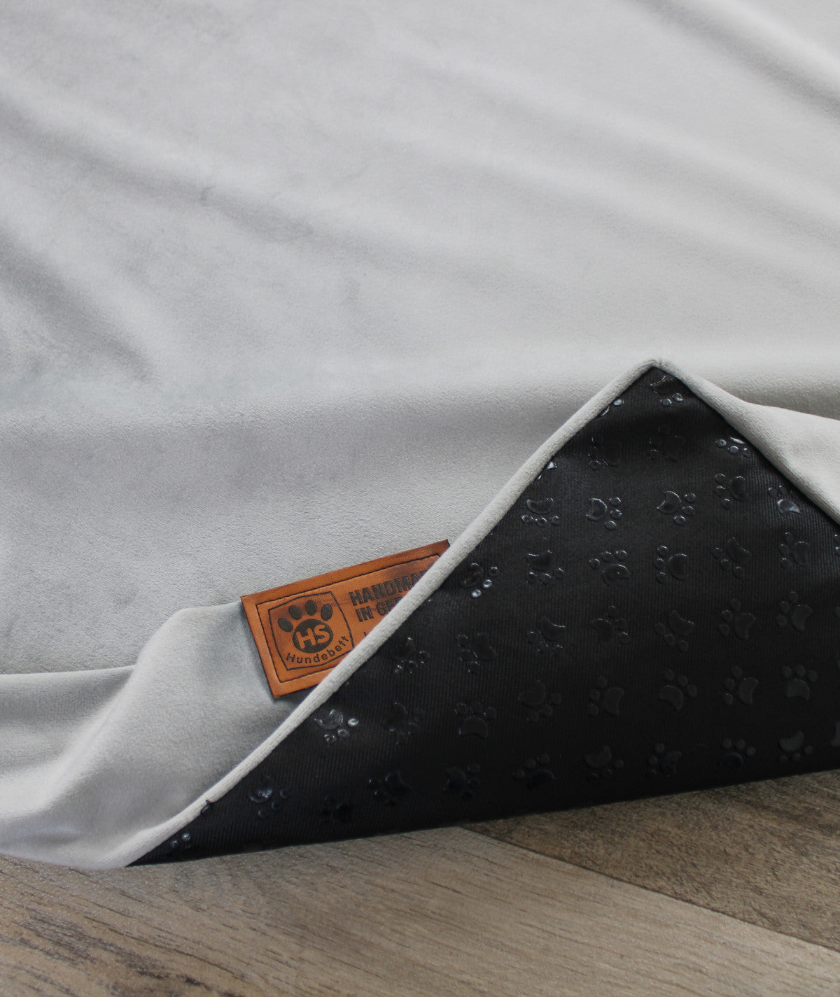 Deluxe lying cushion orthopedic dog bed corduroy and upholstery fabric