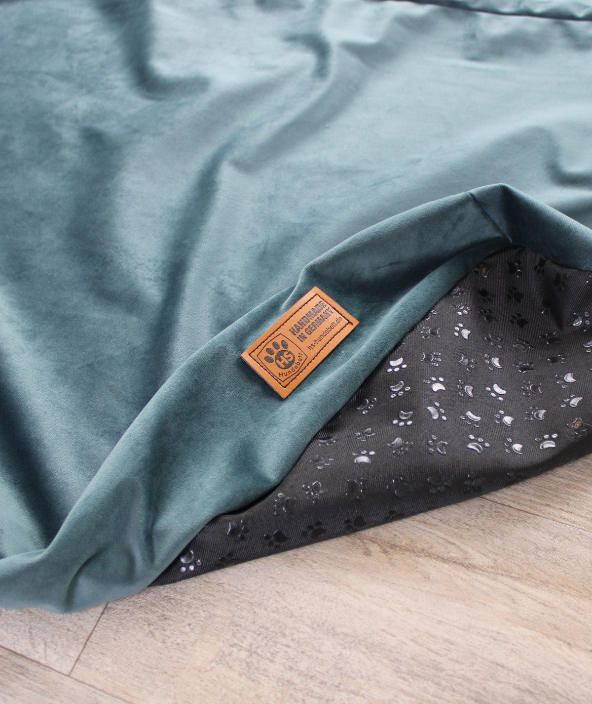 Deluxe lying cushion orthopedic dog bed corduroy and upholstery fabric