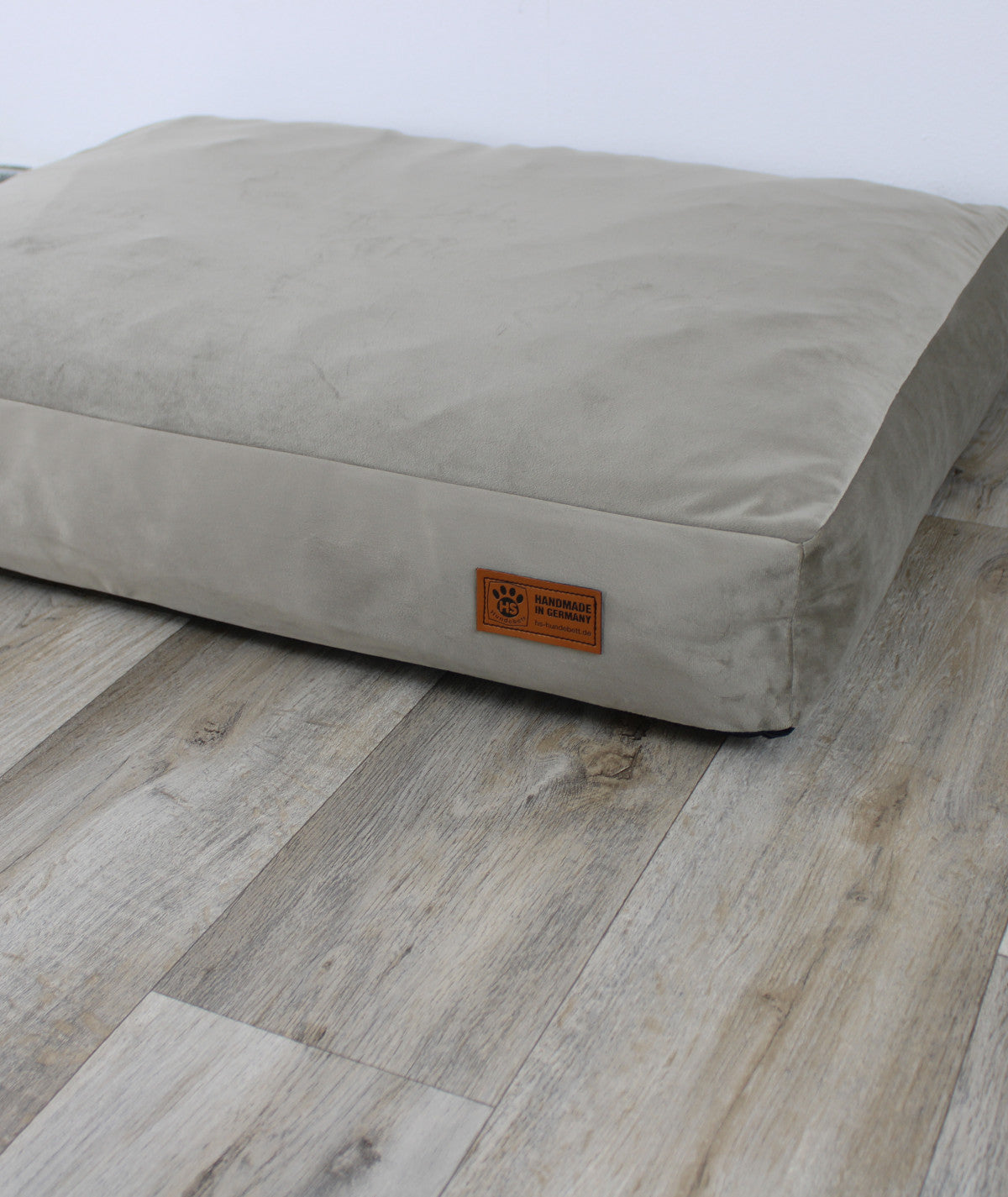 Deluxe lying cushion orthopedic dog bed corduroy and upholstery fabric