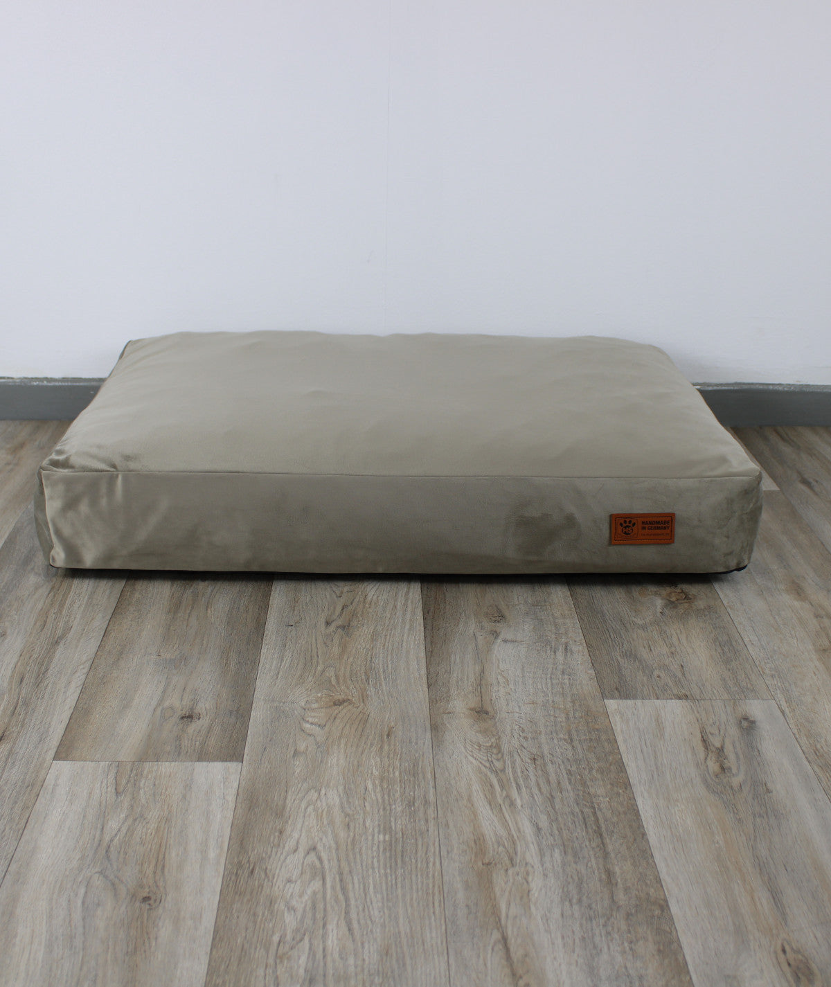 Deluxe lying cushion orthopedic dog bed corduroy and upholstery fabric