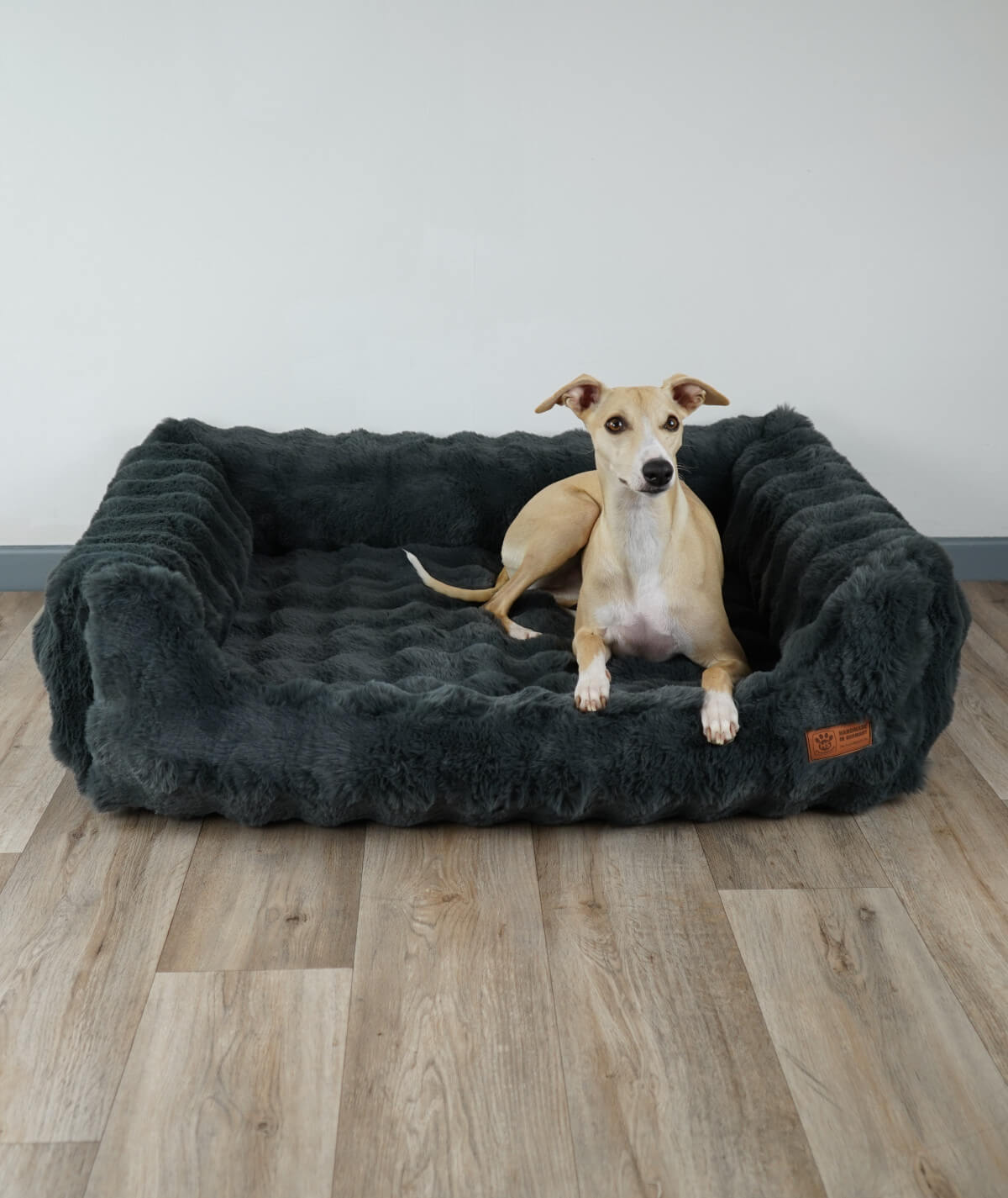 Hundebett Kuschelbett Deluxe Bubble mit Einstieg orthopädisch