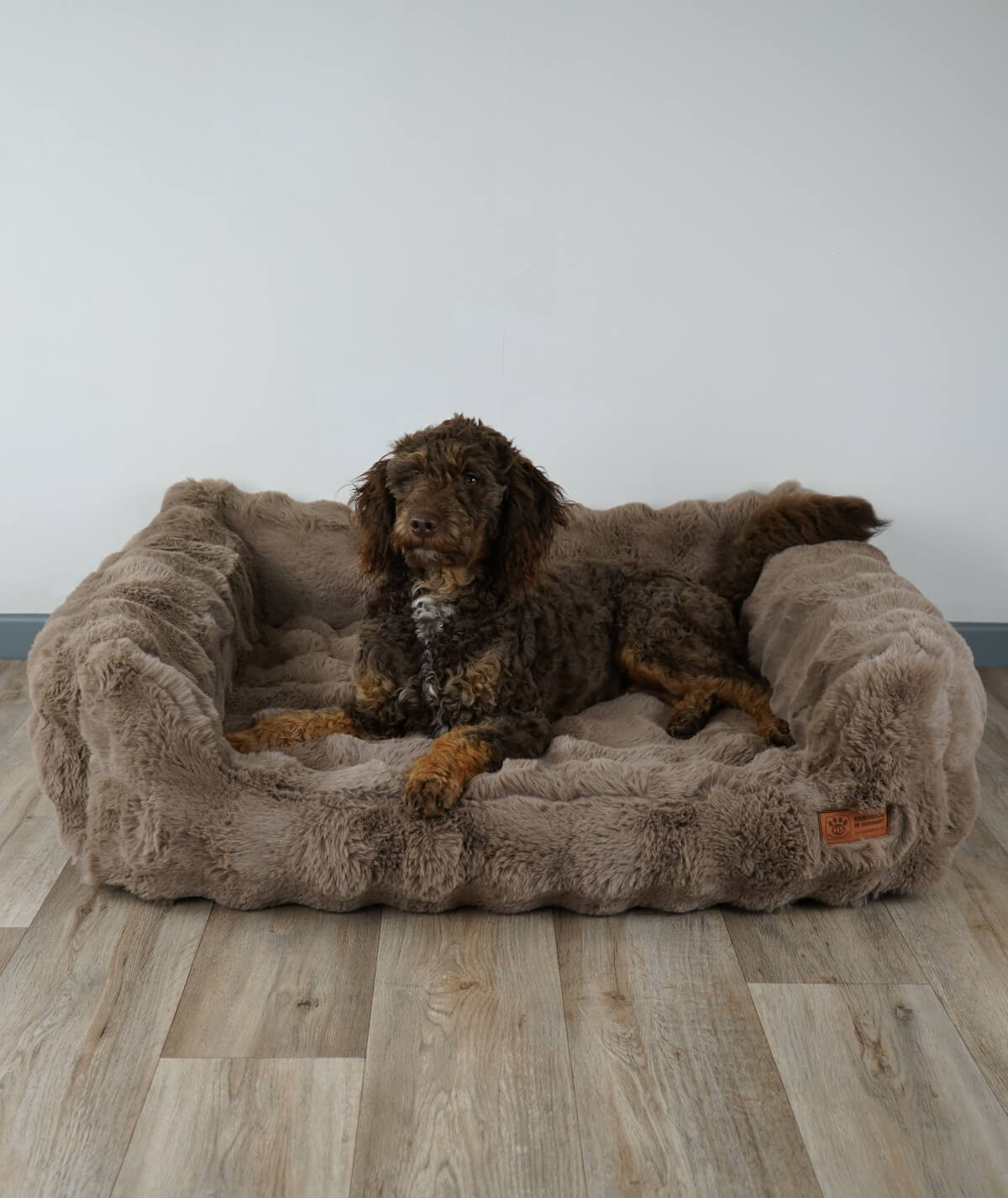 Hundebett Kuschelbett Deluxe Bubble mit Einstieg orthopädisch