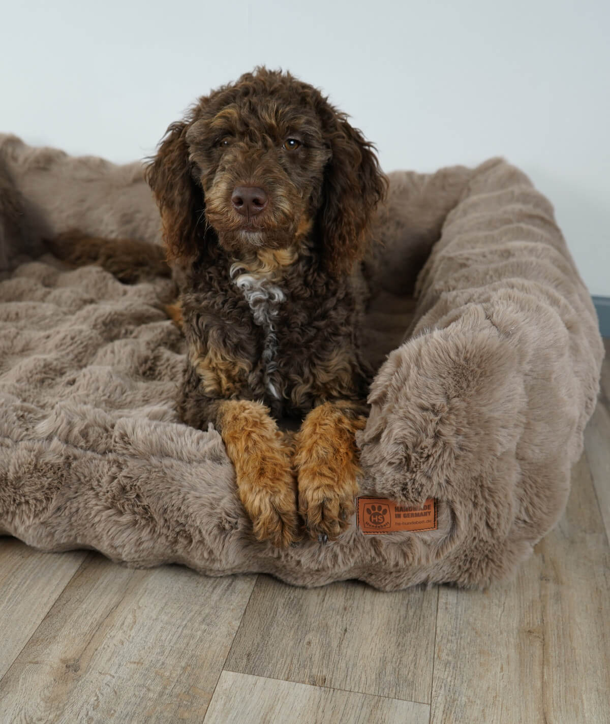 Hundebett Kuschelbett Deluxe Bubble mit Einstieg orthopädisch