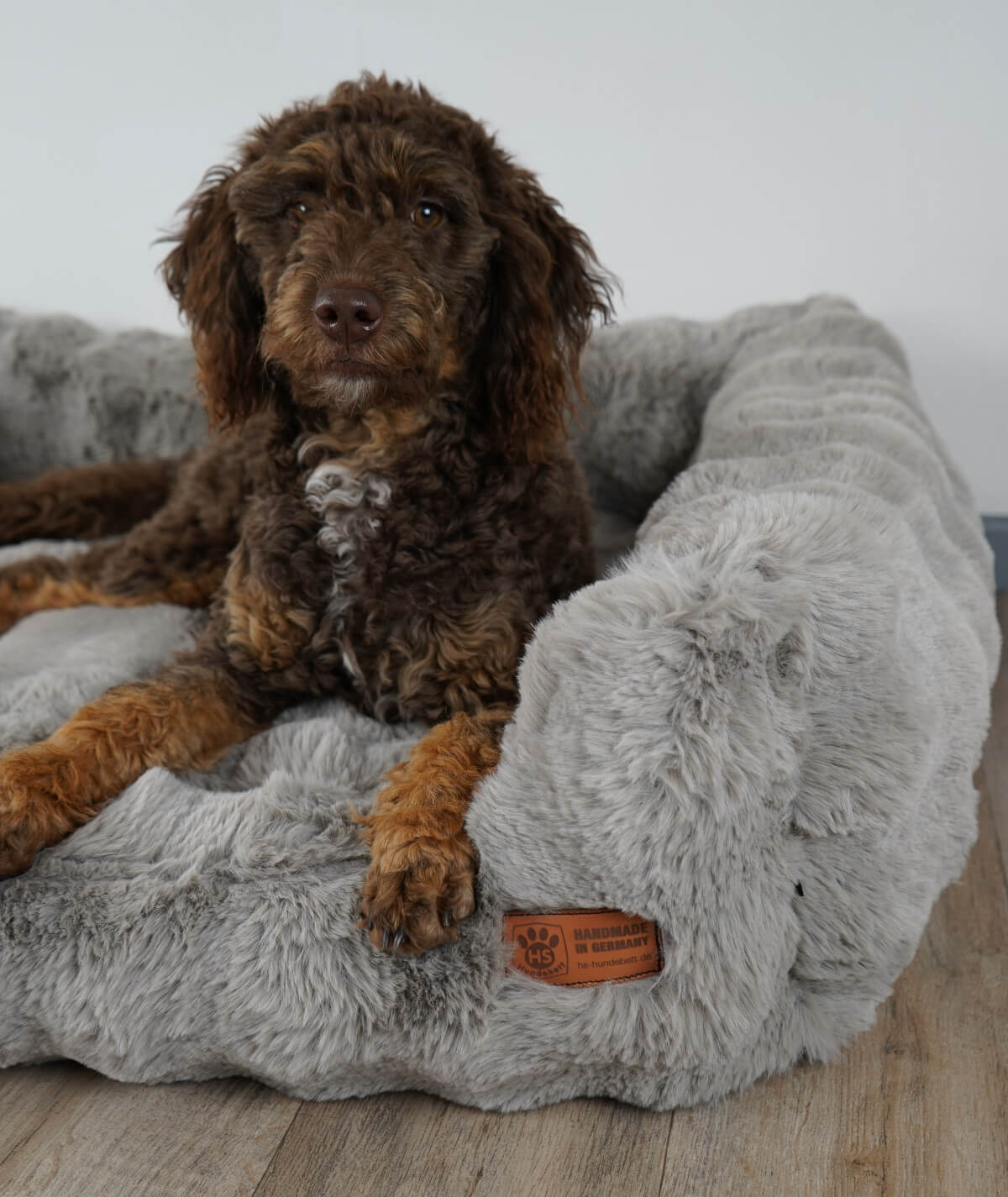 Hundebett Kuschelbett Deluxe Bubble mit Einstieg orthopädisch