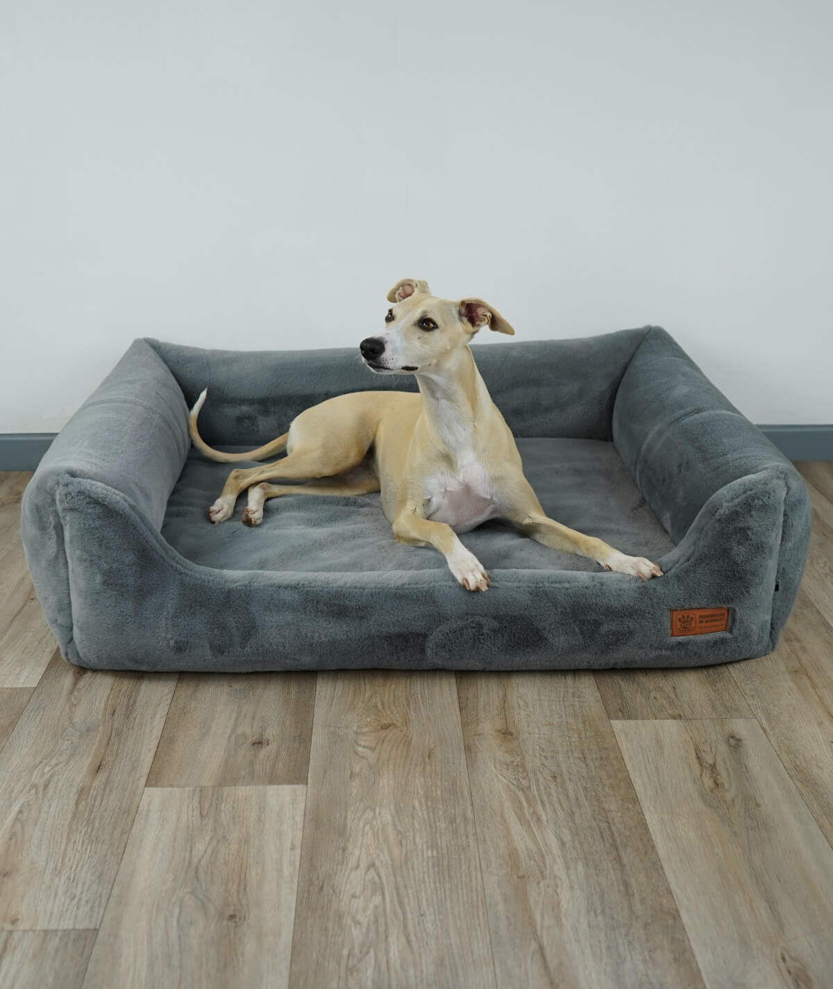 Hundebett Kuschelbett Deluxe High Exklusiv mit Einstieg orthopädisch
