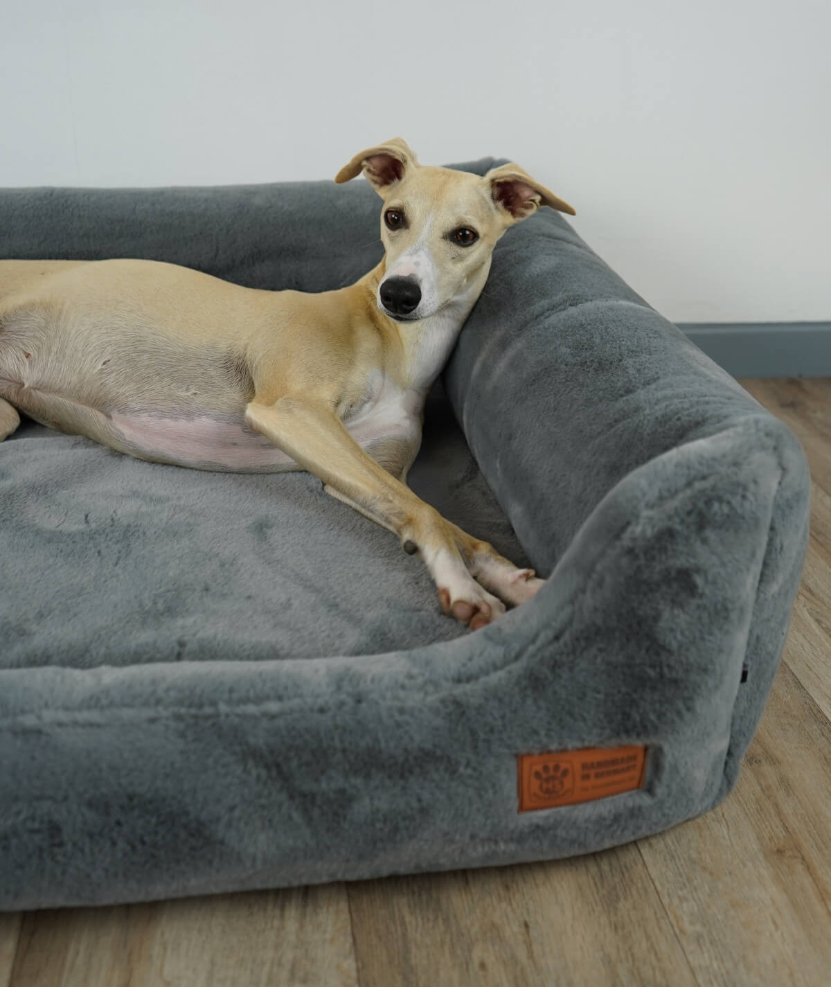 Hundebett Kuschelbett Deluxe High Exklusiv mit Einstieg orthopädisch