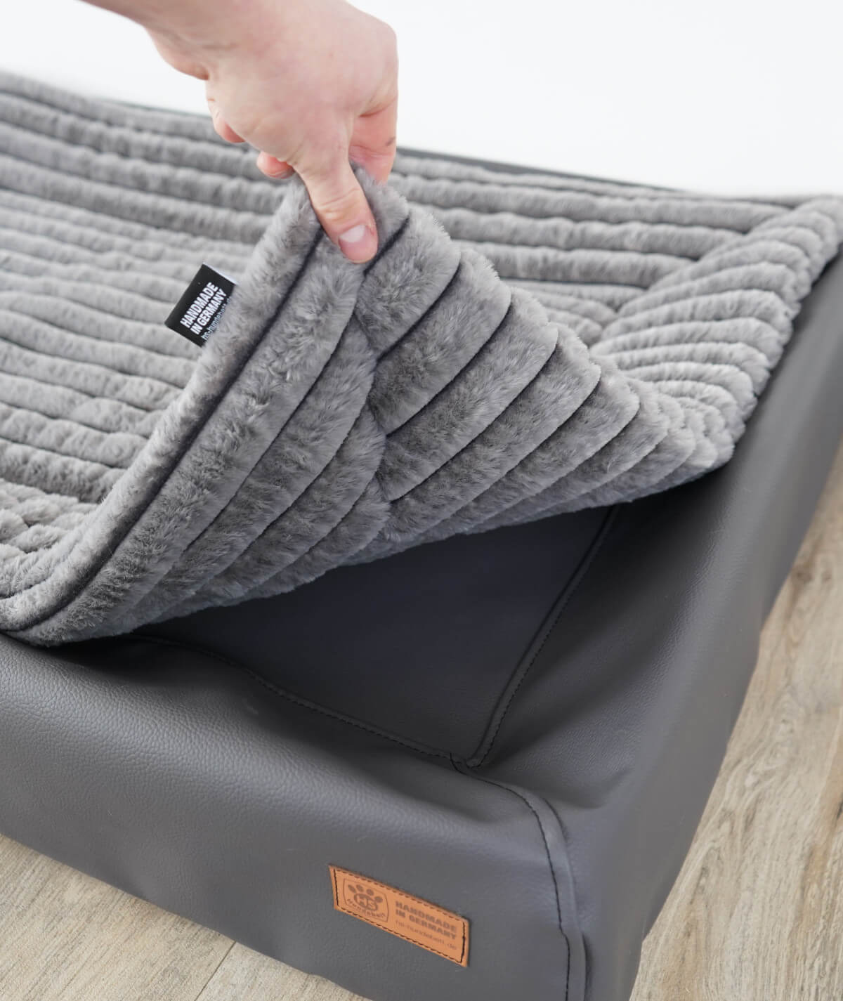 Inlay Cord Dog Blanket for Dog Bed Lucy