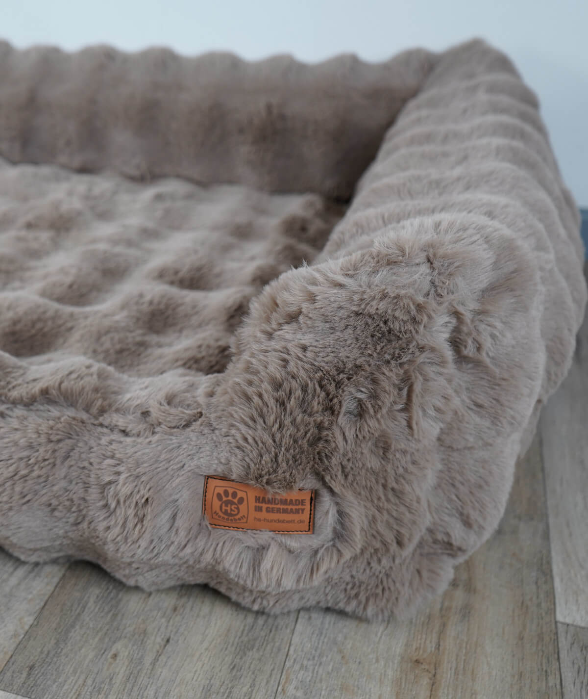 Hundebett Kuschelbett Deluxe Bubble mit Einstieg orthopädisch