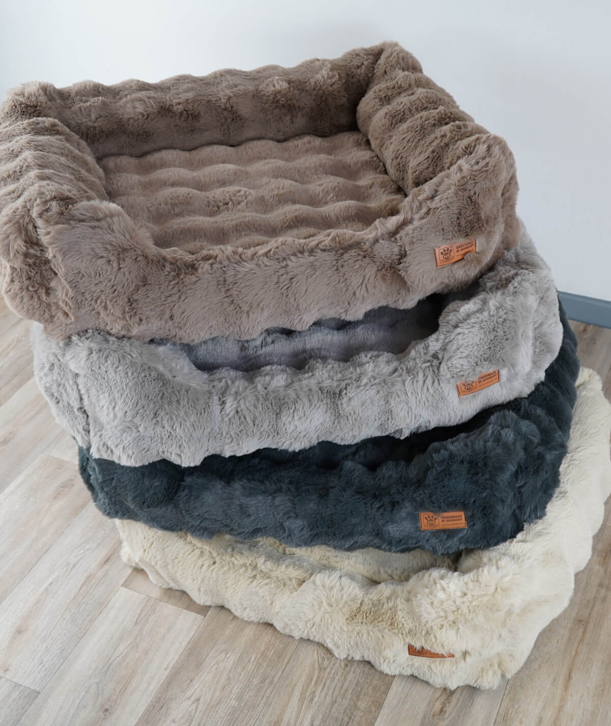 Hundebett Kuschelbett Deluxe Bubble mit Einstieg orthopädisch