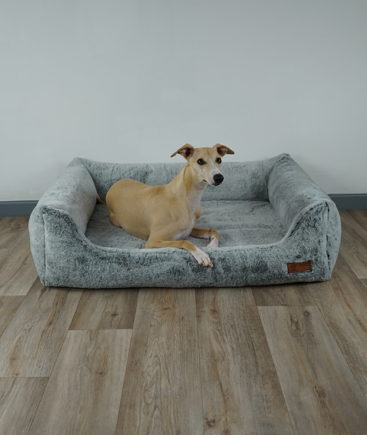 Hundebett Kuschelbett Deluxe High Exklusiv mit Einstieg orthopädisch