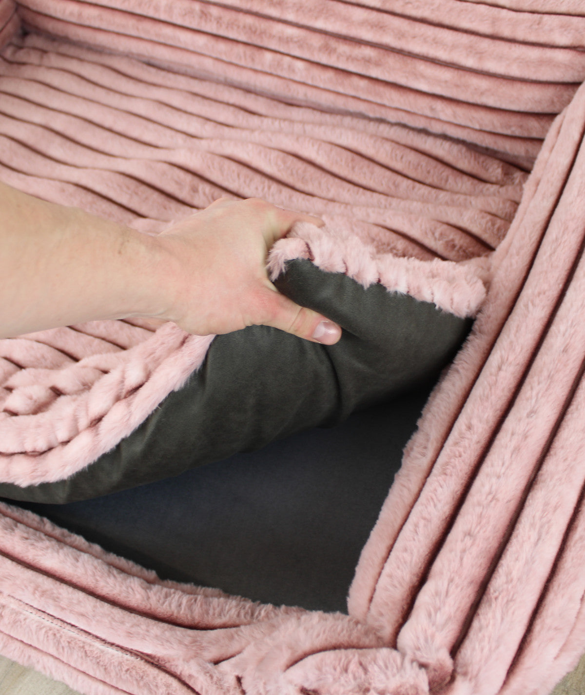 Ersatz Liegematte orthopädisch für Kuschelbett Deluxe Stripes
