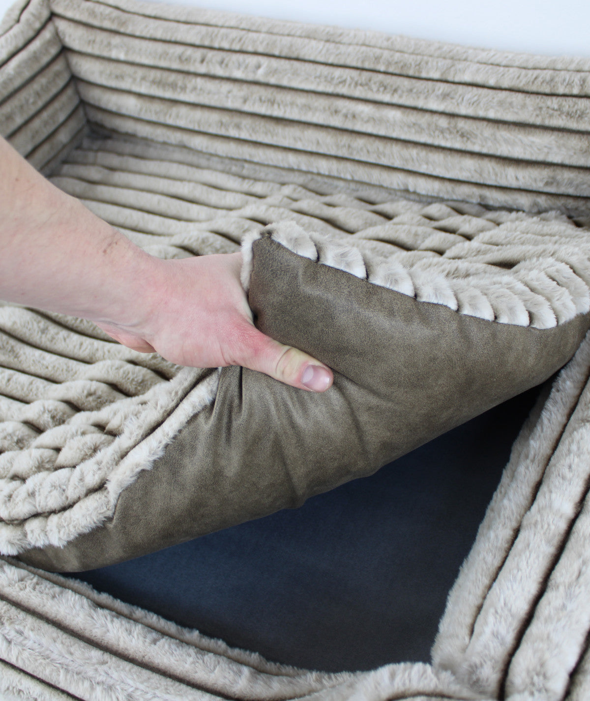 Ersatz Liegematte orthopädisch für Kuschelbett Deluxe Stripes